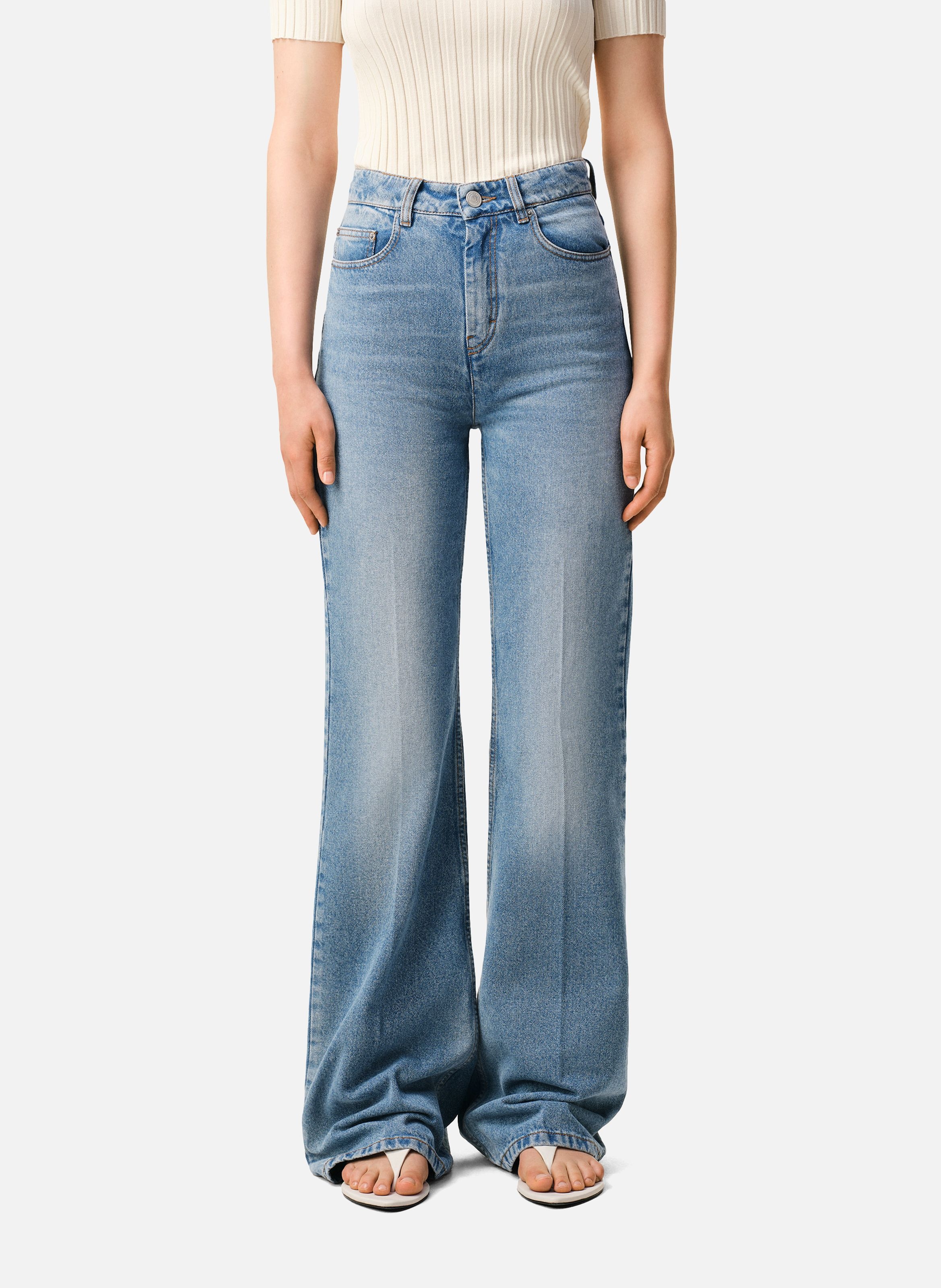 Jean Coupe Flare AMI PARIS Bleu