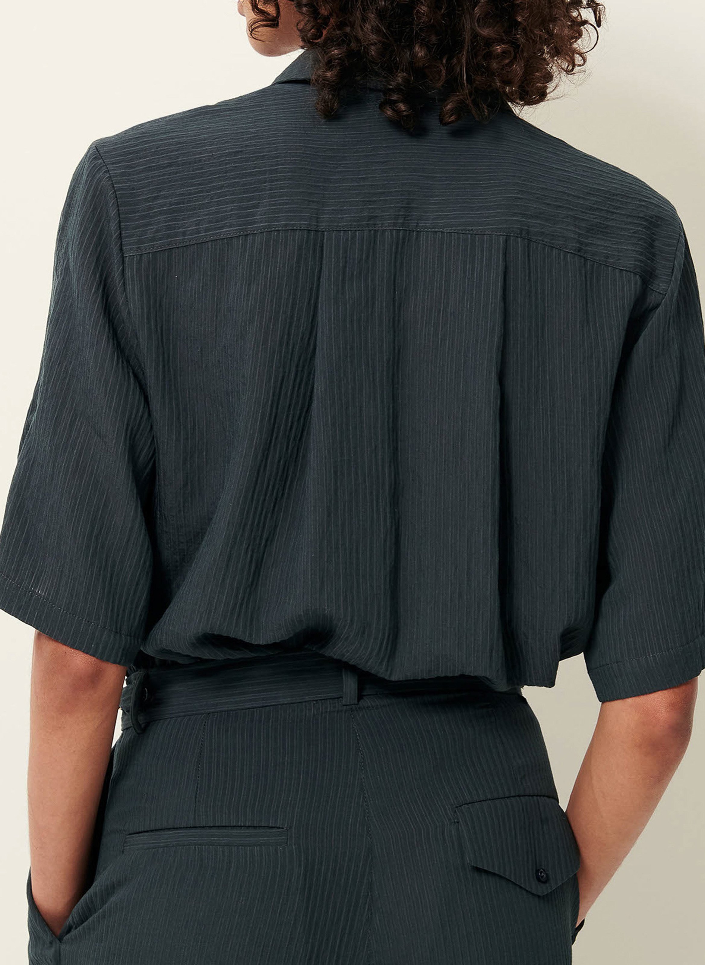 Chemise ample col classique simonin SESSUN Vert