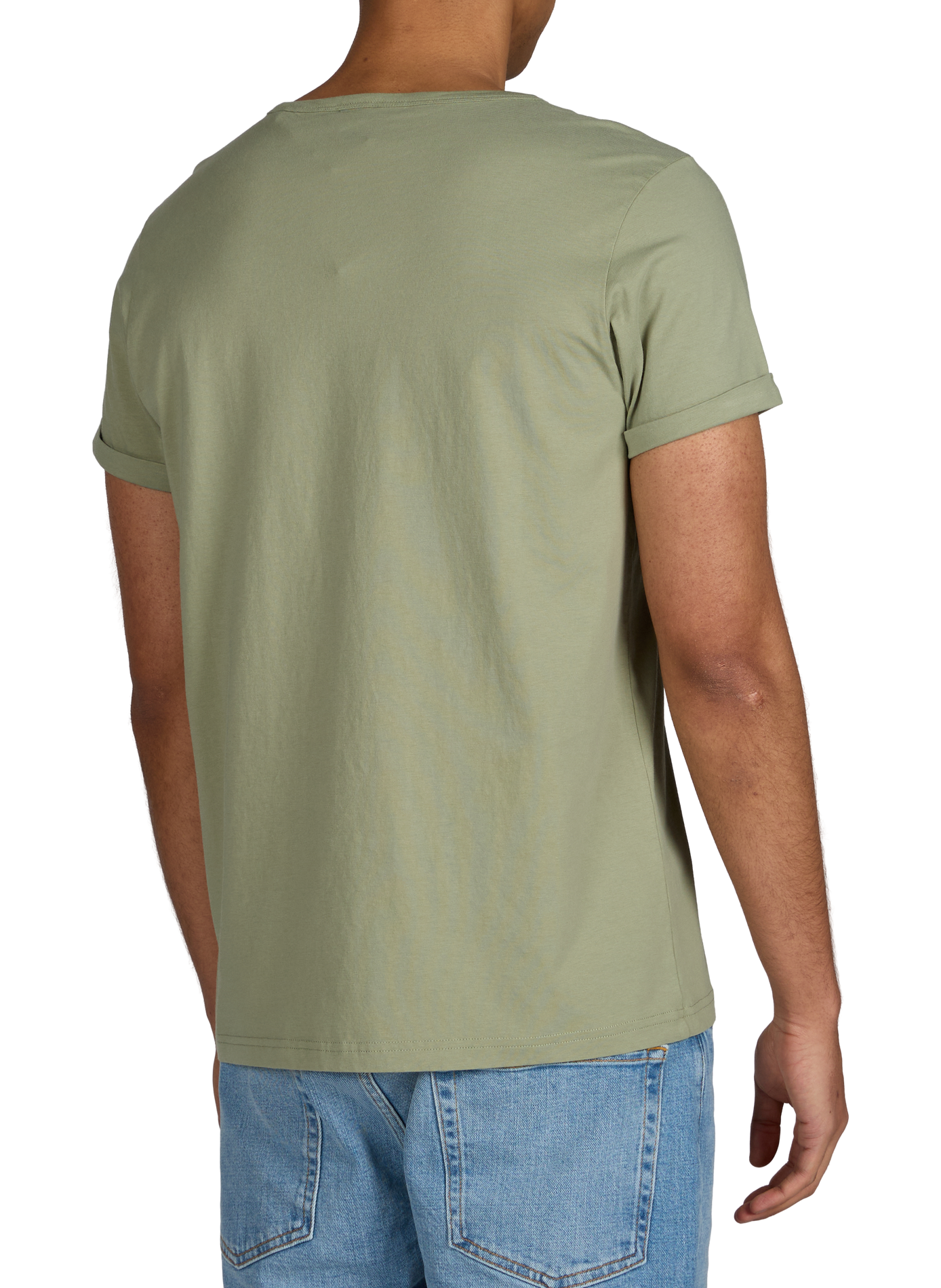 Poitou heart patch organic cotton T-shirt MAISON LABICHE Green