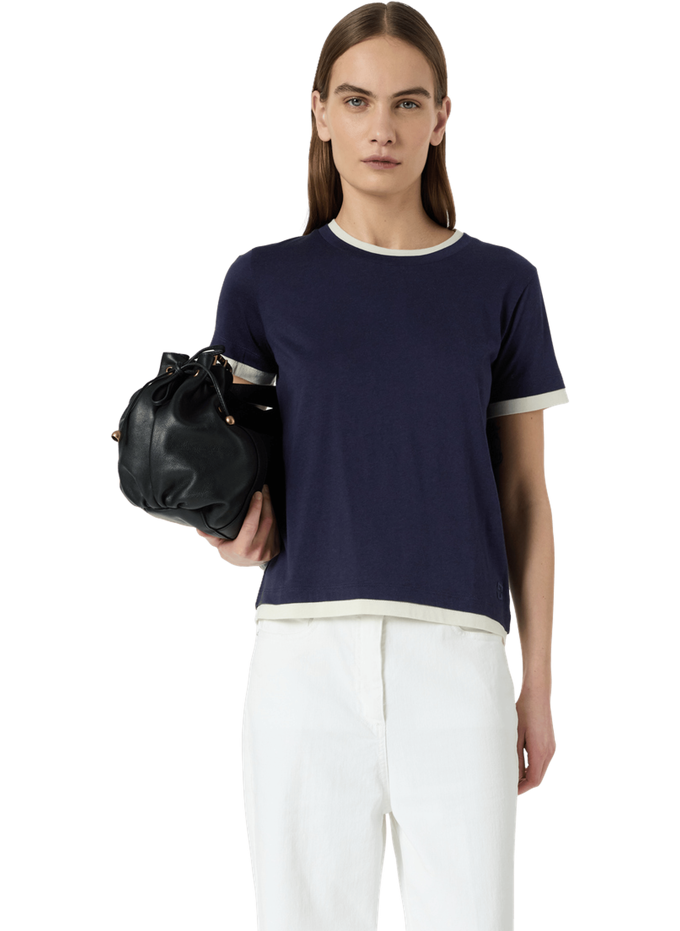 T-shirt en coton et modal - mirabel GERARD DAREL Bleu
