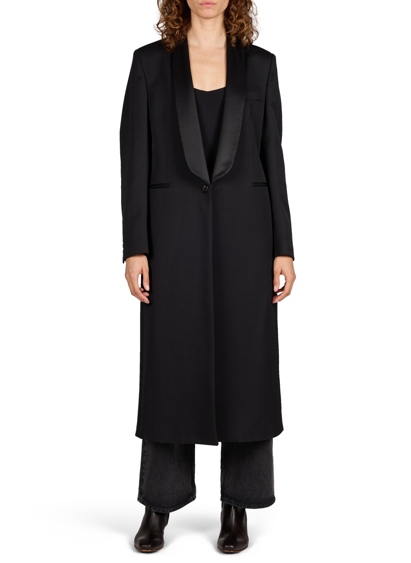 Supper Coat in blended virgin wool OUR LEGACY Black