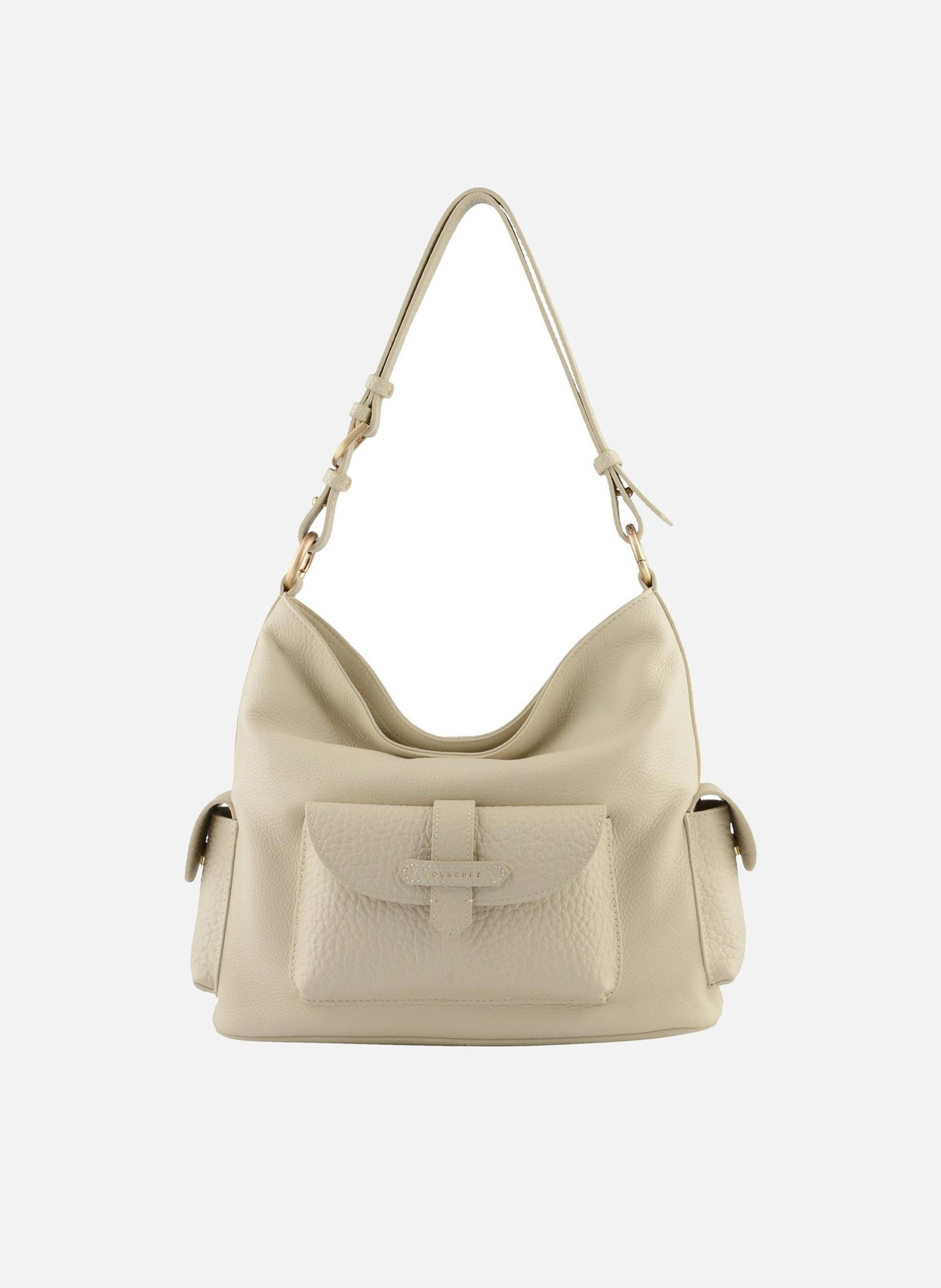 Reporter | sac porté épaule POURCHET Beige