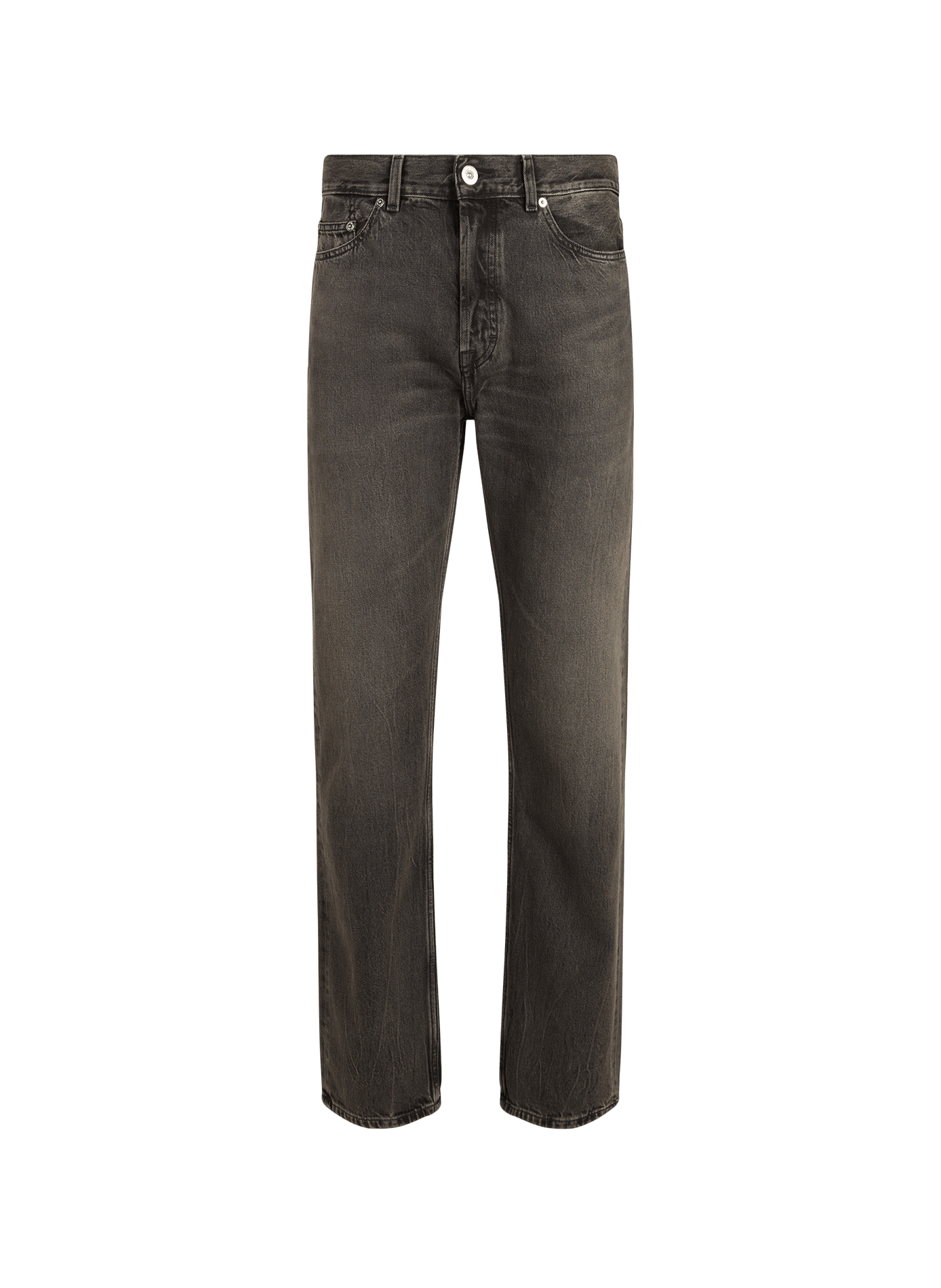 Jean droit en coton OUR LEGACY Gris