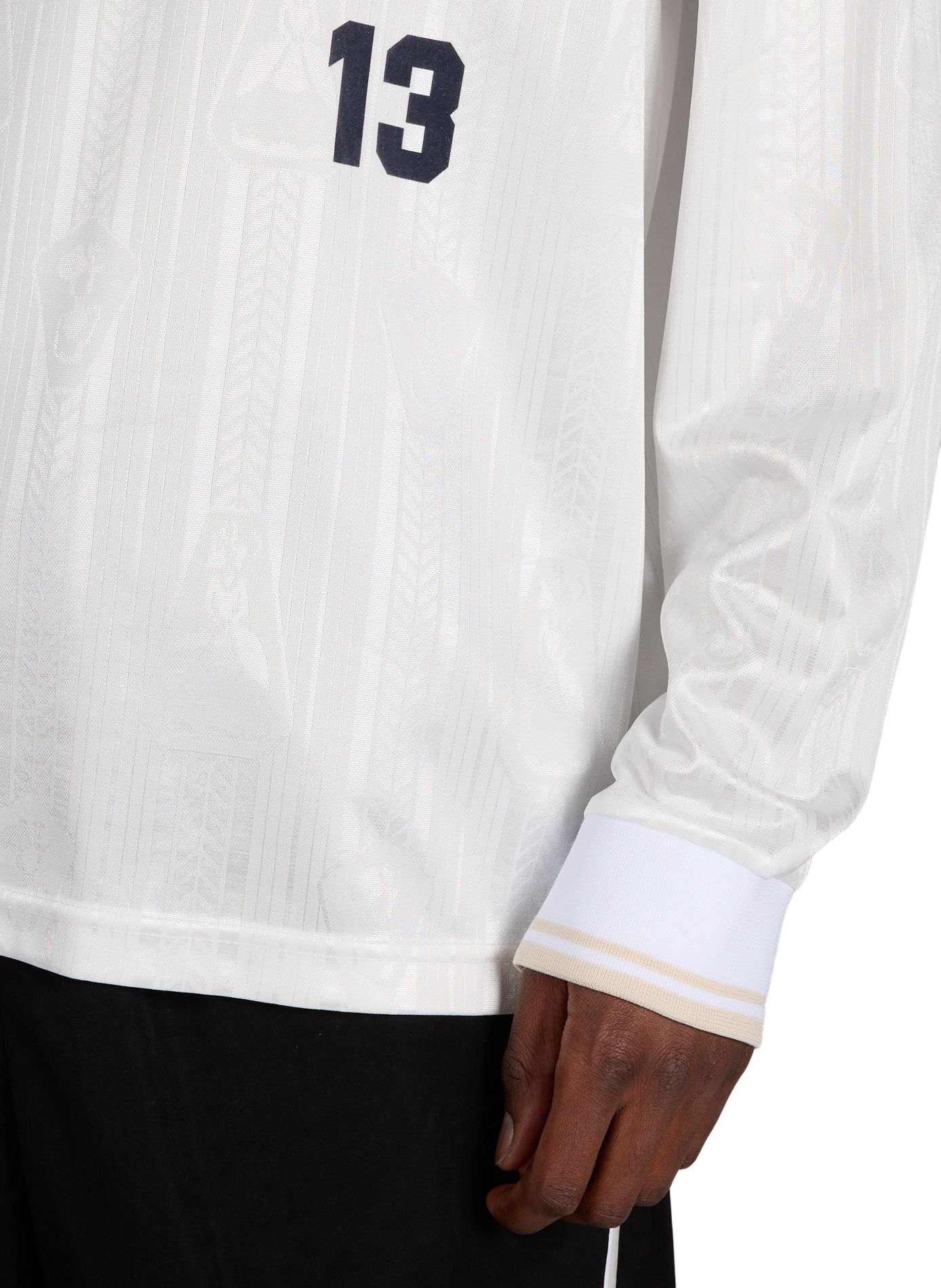 Maillot de sport en jersey brodé ACNE STUDIOS Blanc