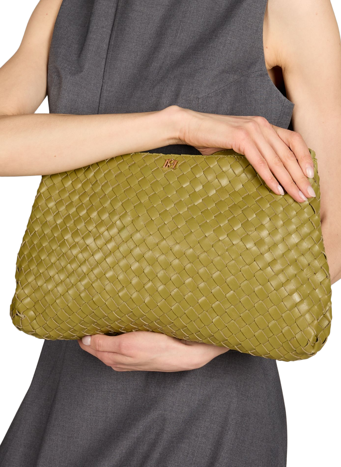 Sac à main Serion en cuir  PETITE MENDIGOTE Vert