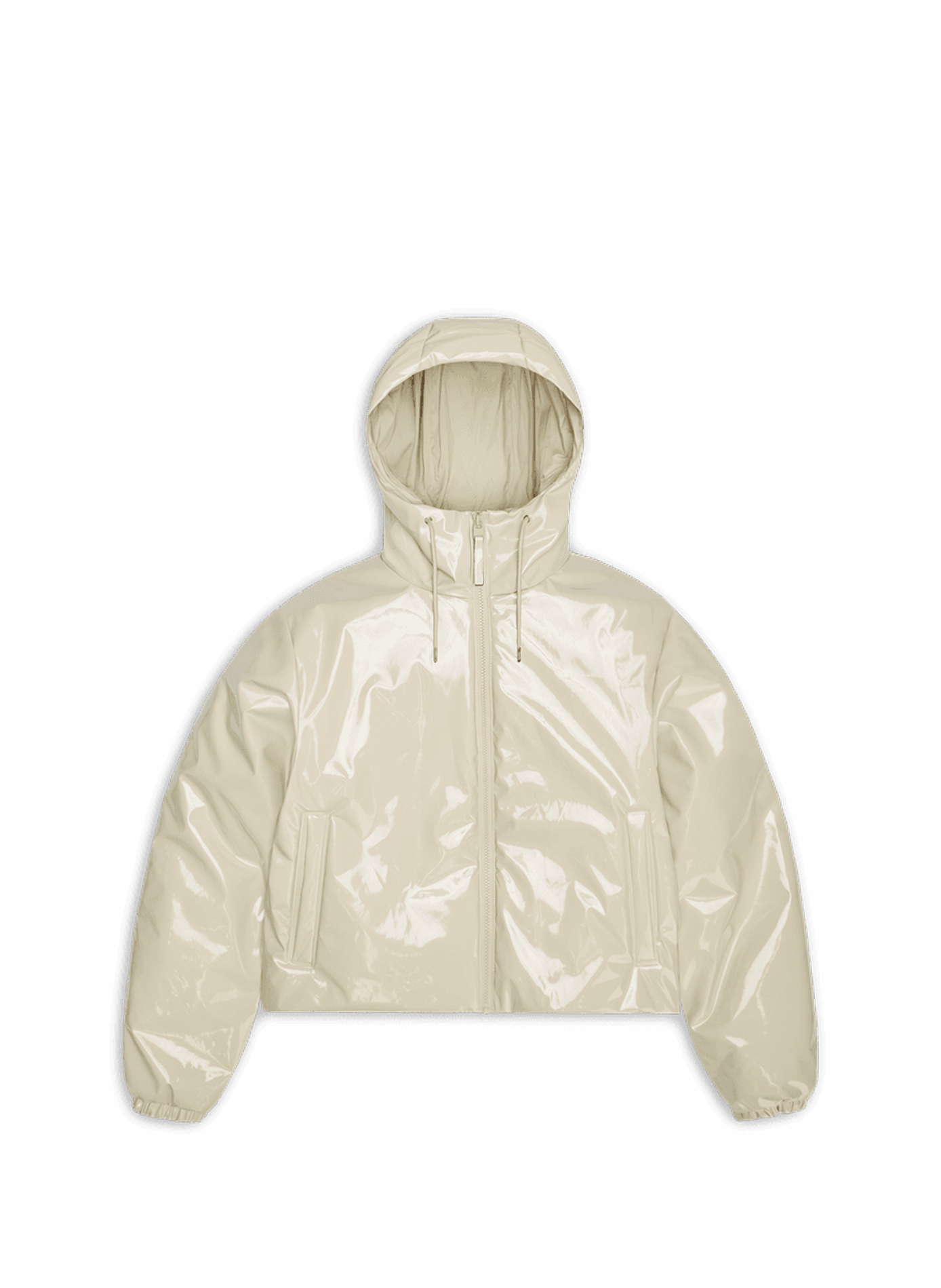 Waxed Hooded Waterproof Jacket RAINS Blue