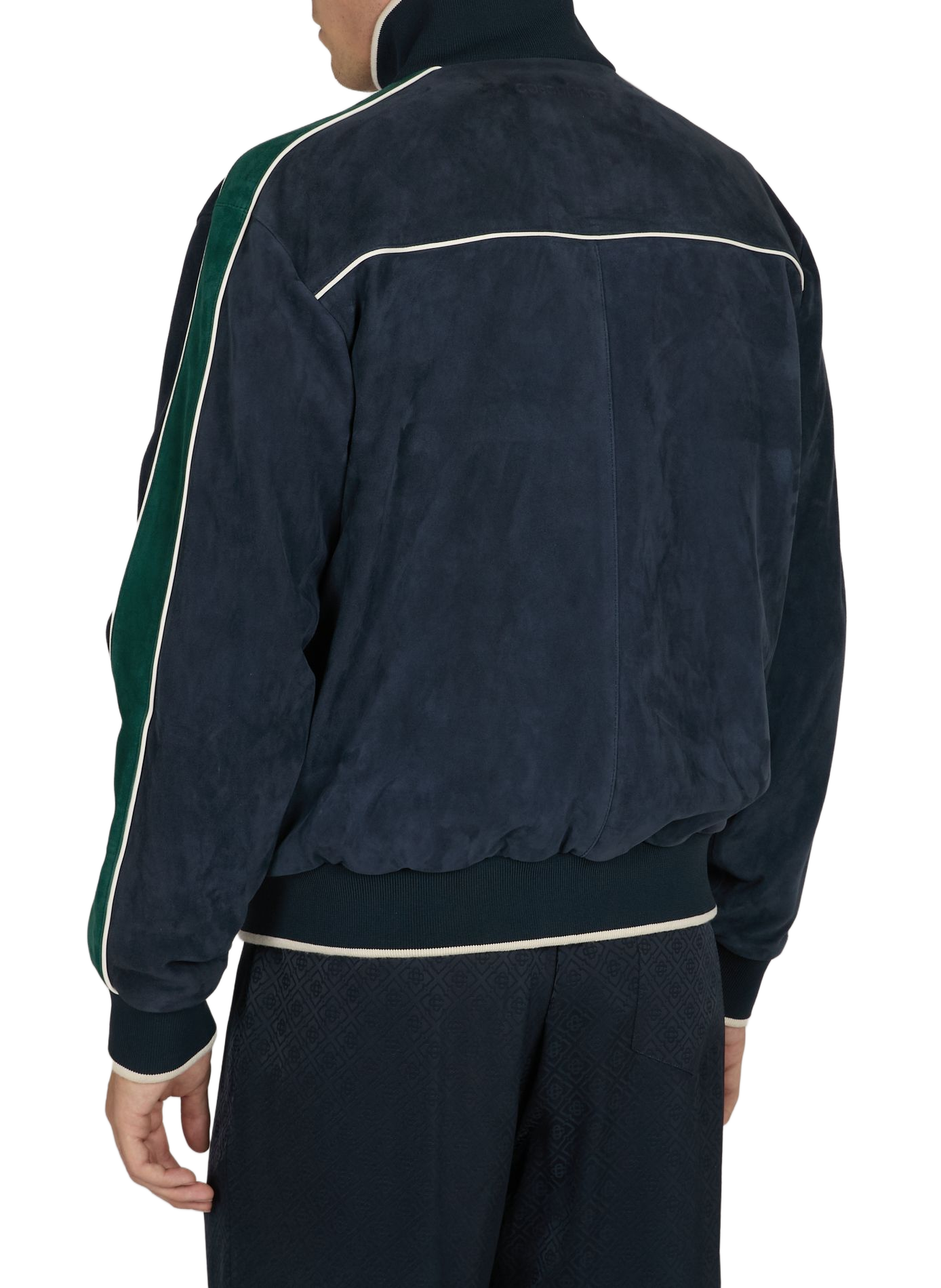 Veste oversize en cuir CASABLANCA PARIS Bleu