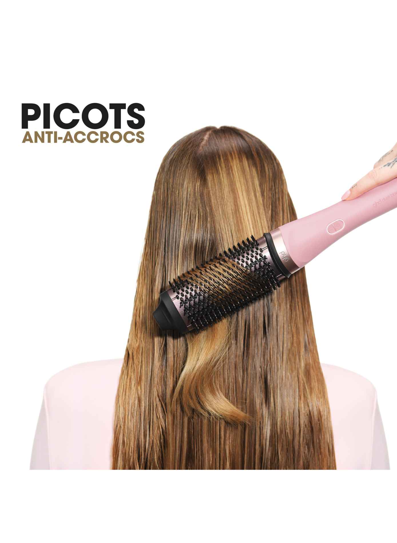 Brosse soufflante GHD Duet Blowdry - édition limitée Pink GHD Pink