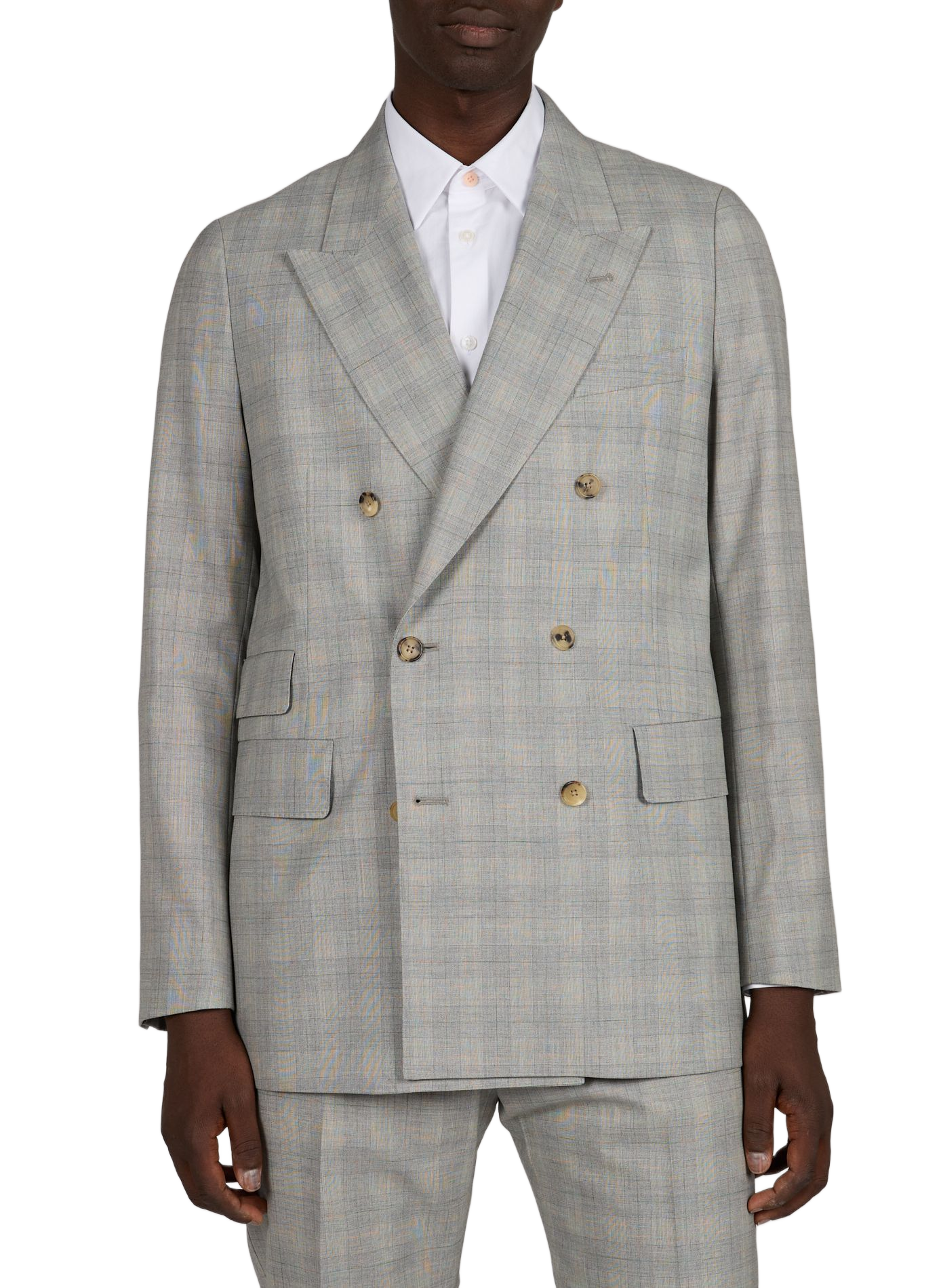 Two-piece wool tweed suit PAUL SMITH Grey