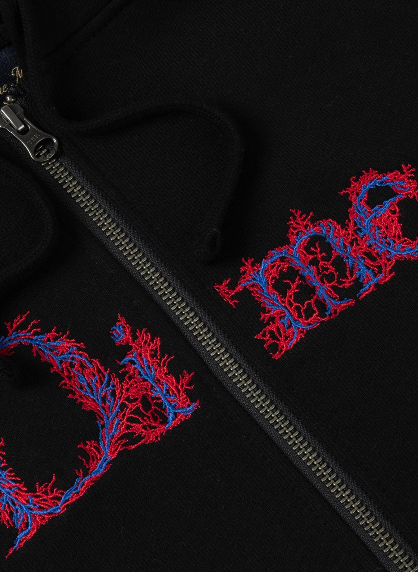 Oversized sweatshirt with embroidered logo in cotton DIME Black