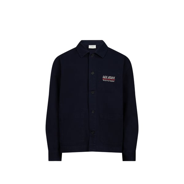 Veste droite boutonnée à broderies Veste droite boutonnée à broderies