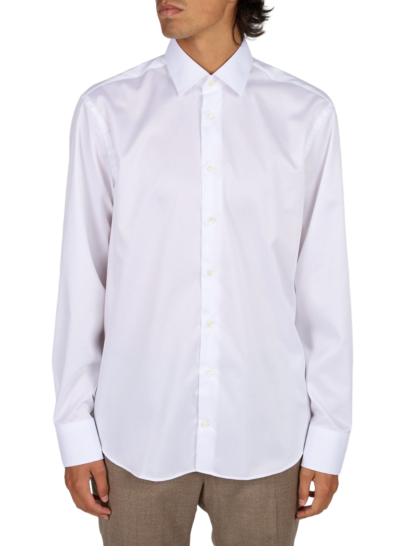 Slim-fit cotton shirt VAN LAACK White