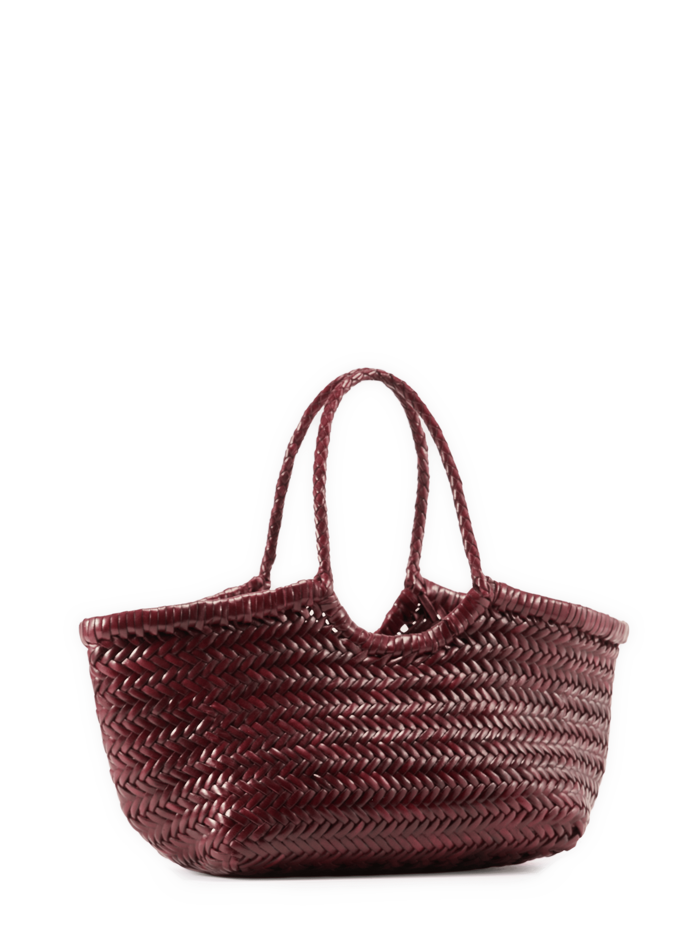 NANTUCKET leather basket bag | Red DRAGON DIFFUSION Women