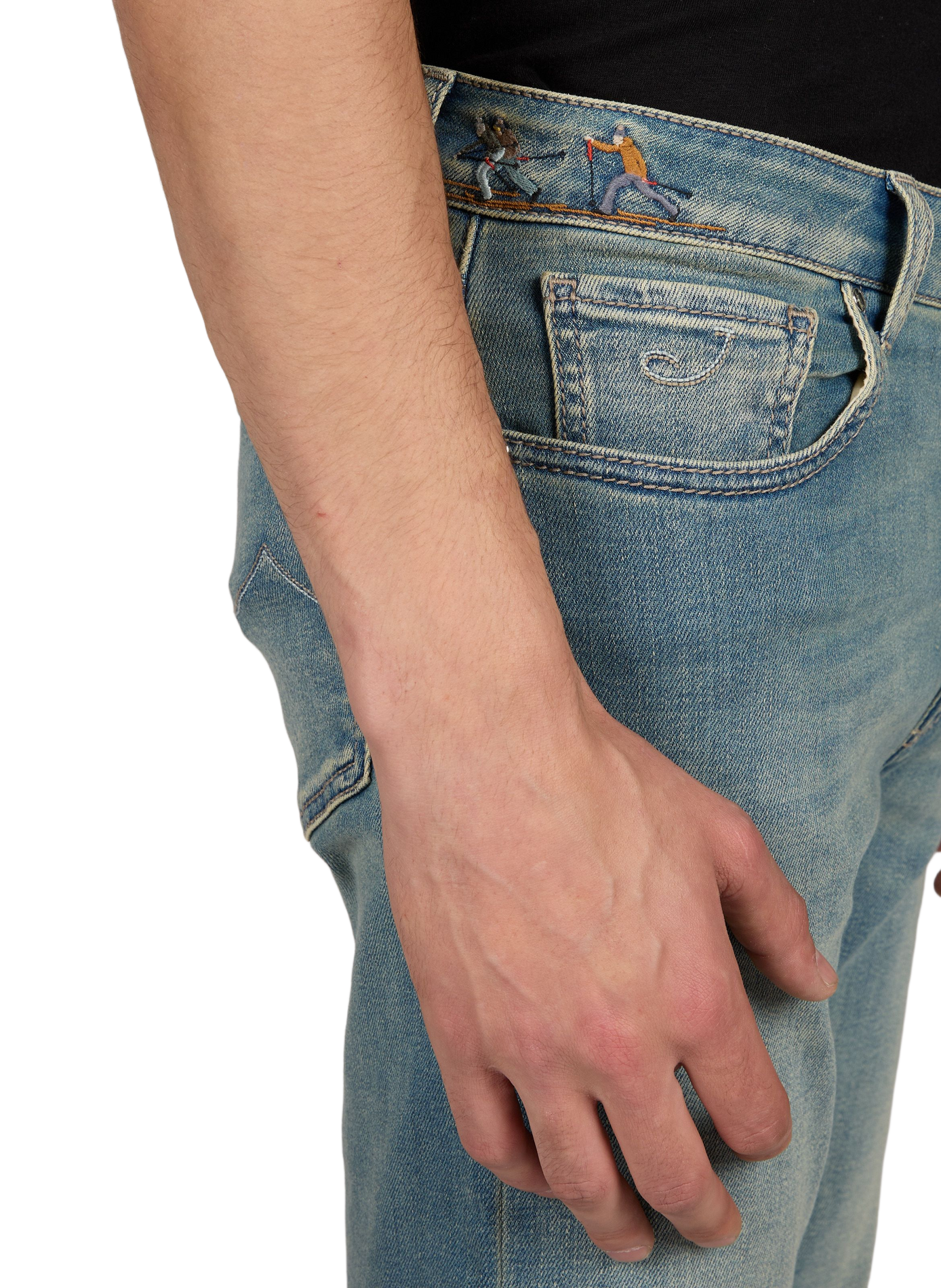 Bard Slim-Fit-Jeans aus Baumwollmischung JACOB COHEN Blau