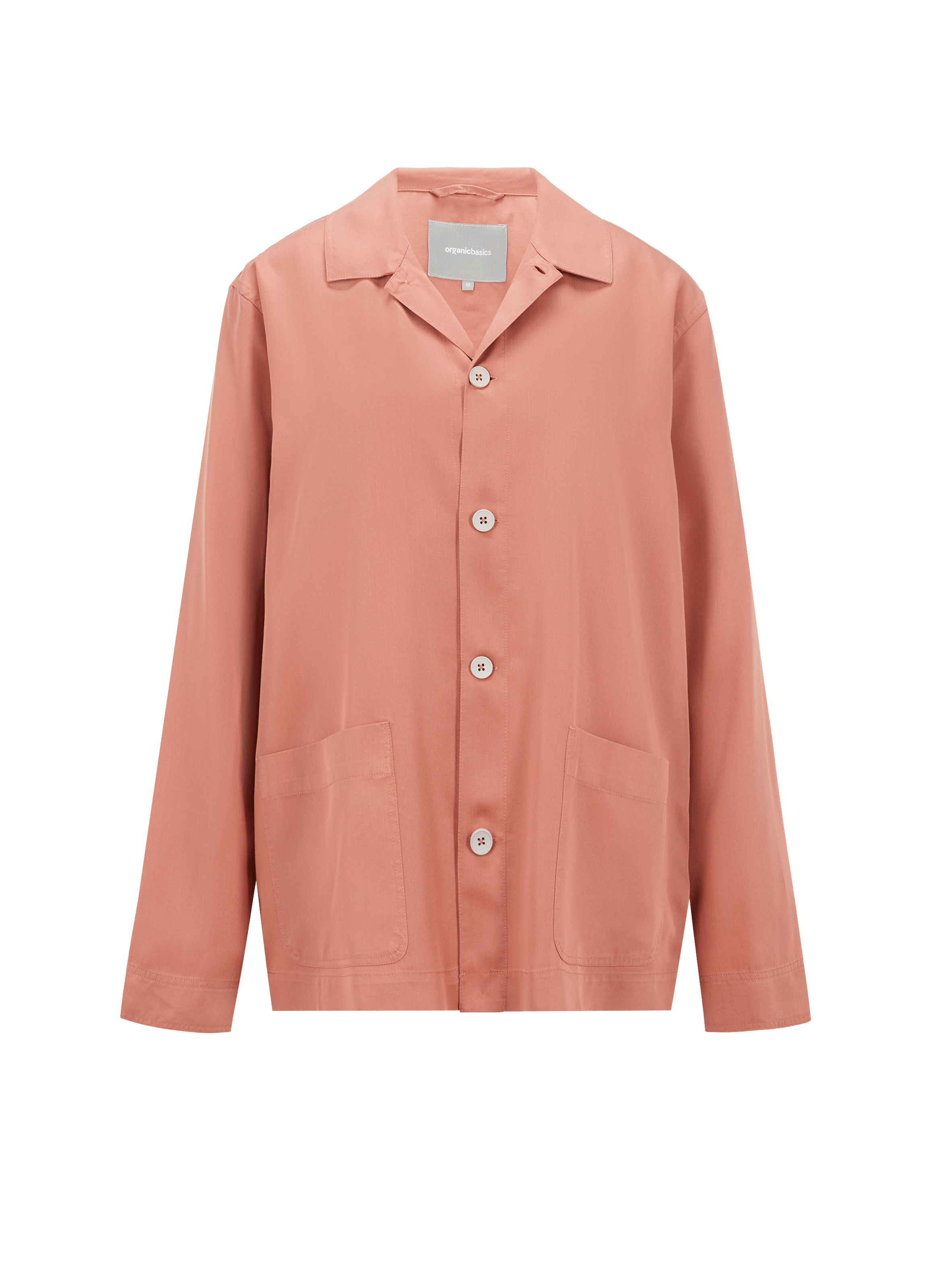 ORGANIC BASICS Tencel straight-fit shirt Pink