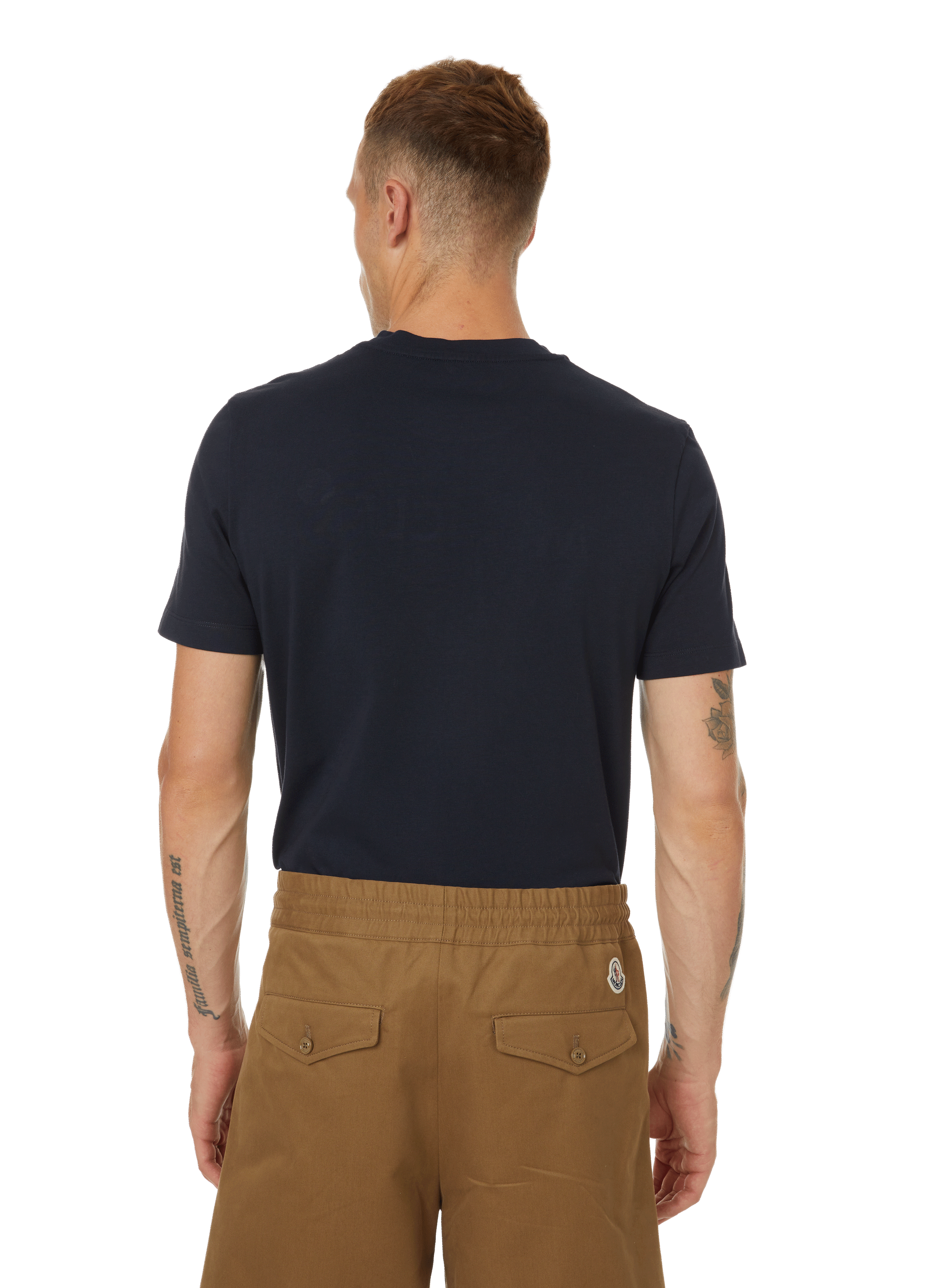 Logo T-shirt MONCLER Blue