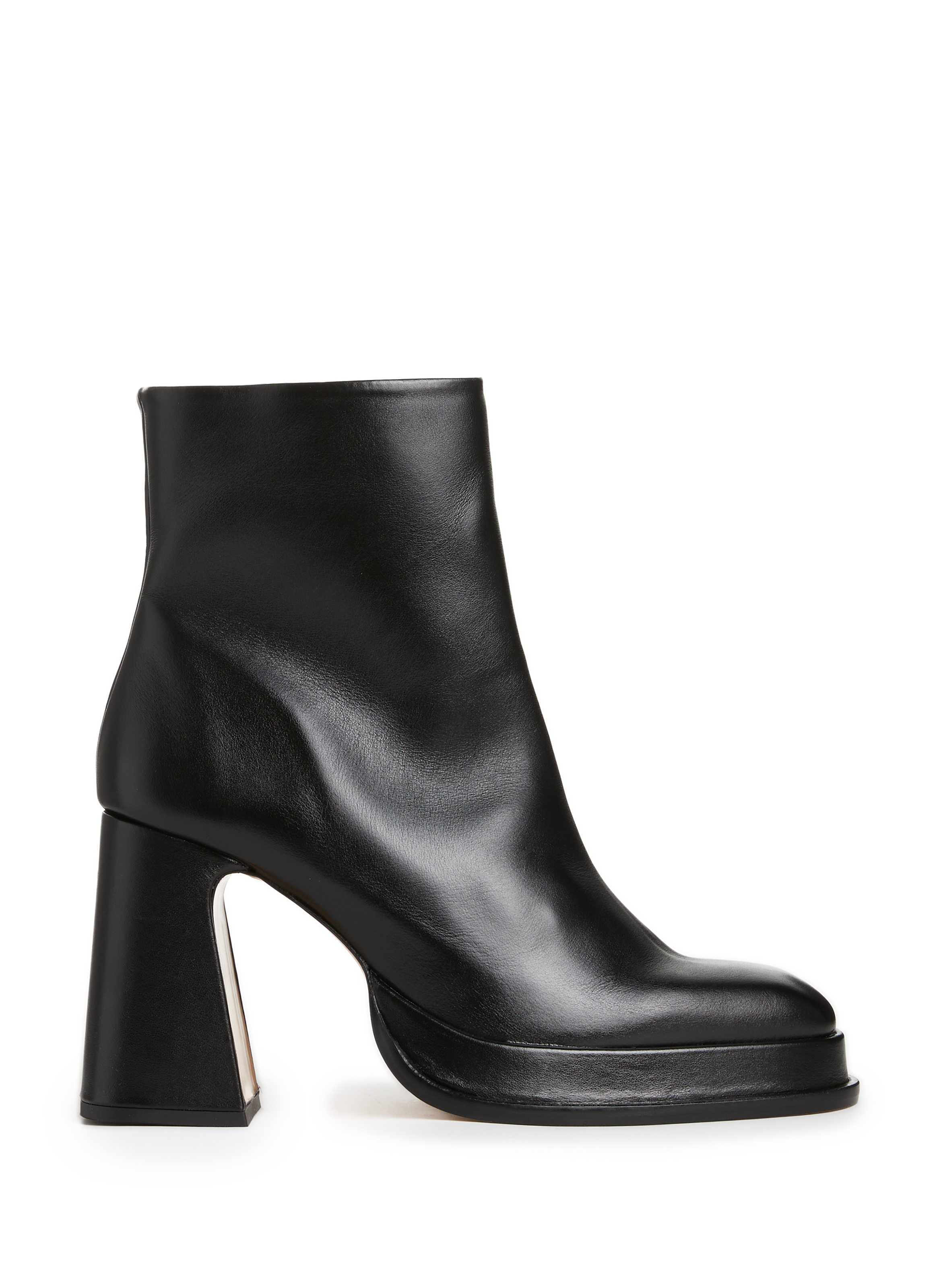 Bottines Chueca en cuir SOULIERS MARTINEZ Noir