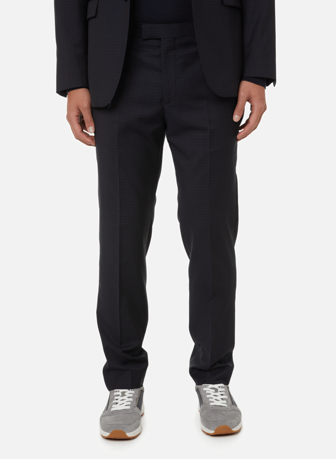 Wool check suit trousers SAISON 1865