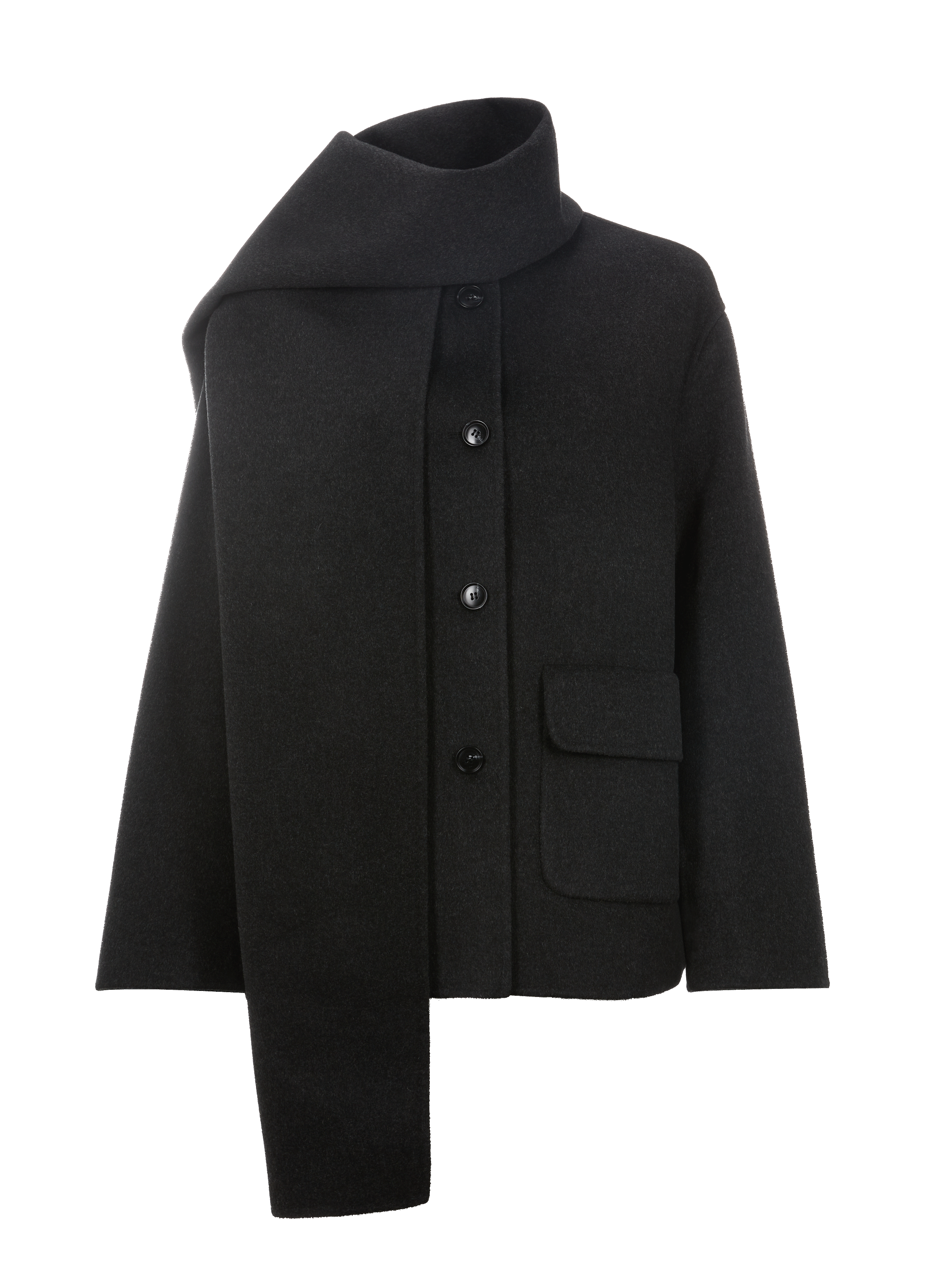 Manteau en laine mélangée