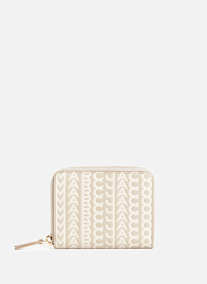 Leather wallet with logo print MARC JACOBS