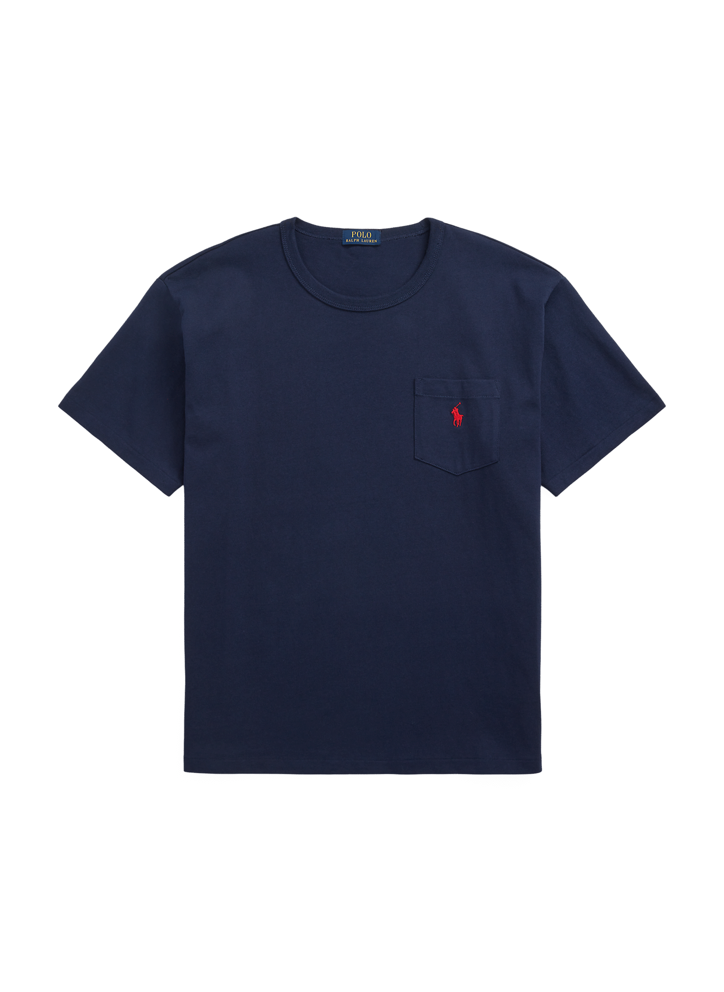 POLO RALPH LAUREN T-shirt uni en coton  Bleu