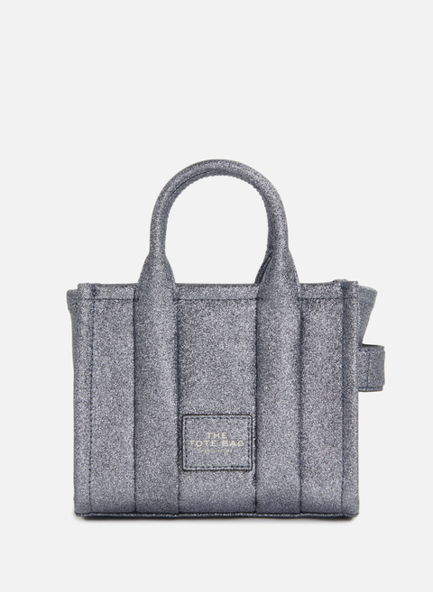 The micro silver tote marc jacobs 