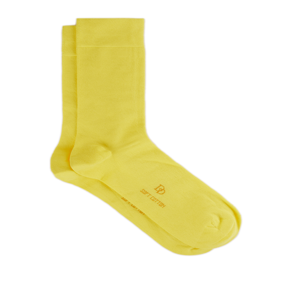 Shop Dore Dore Cotton Socks In Yellow