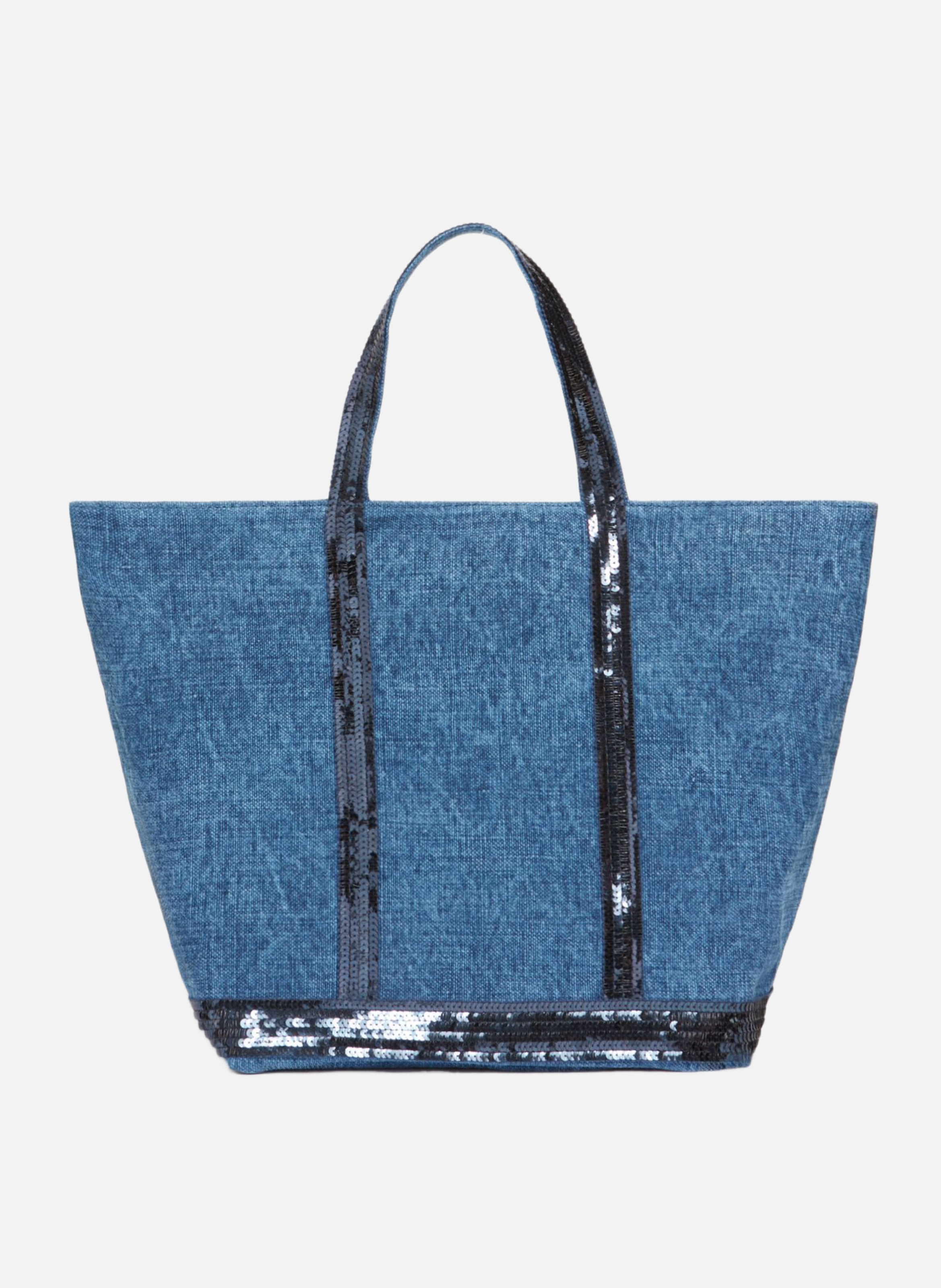 Cabas m en lin VANESSA BRUNO Bleu