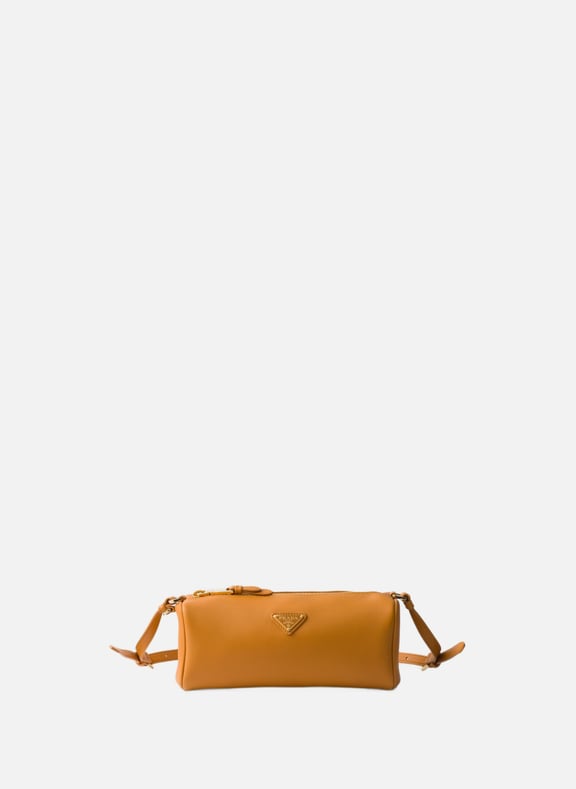 Pochette en cuir Orange by PRADA PRADA Pochette en cuir Orange