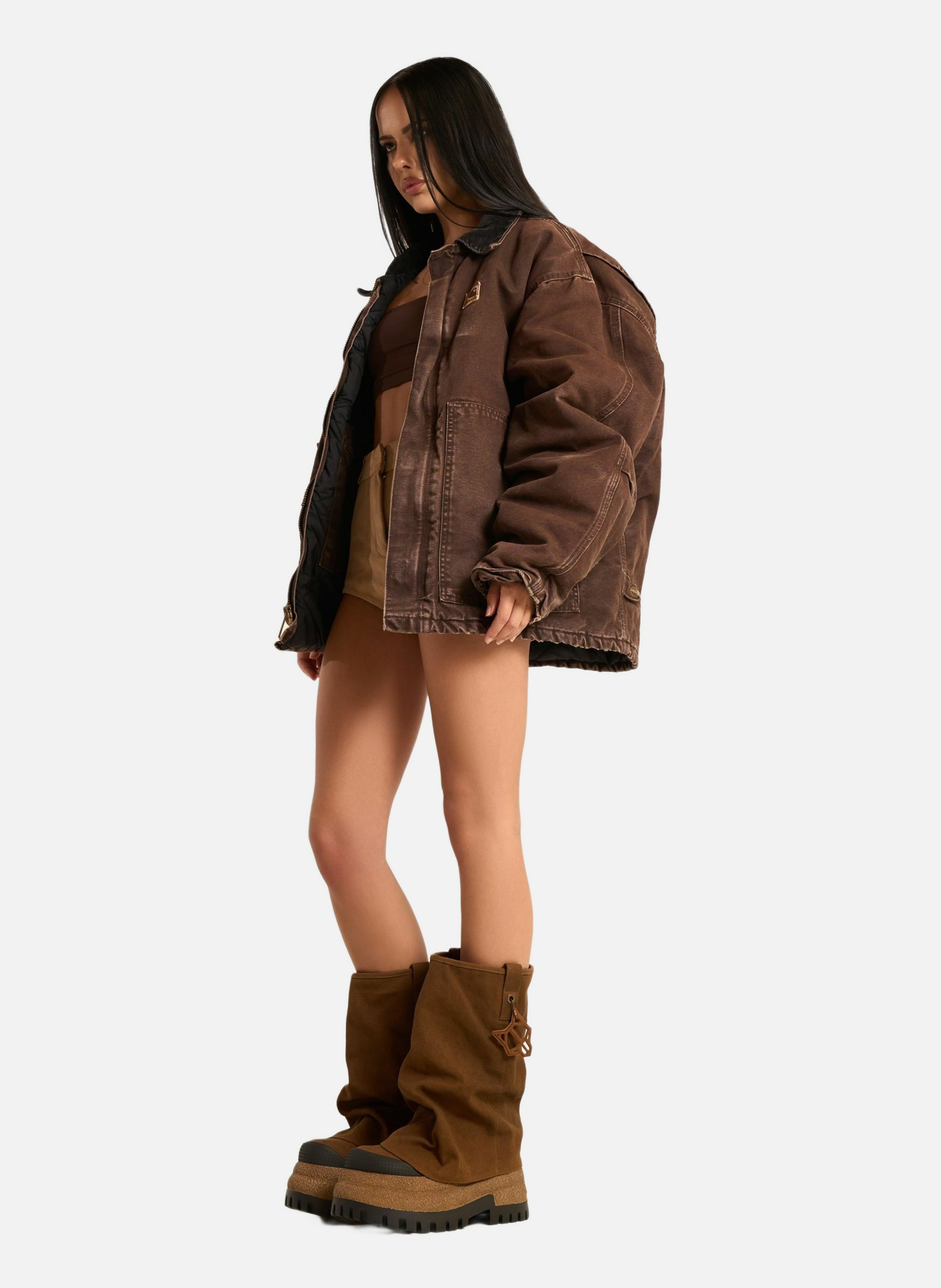 Bottes disturb NAKED WOLFE Marron