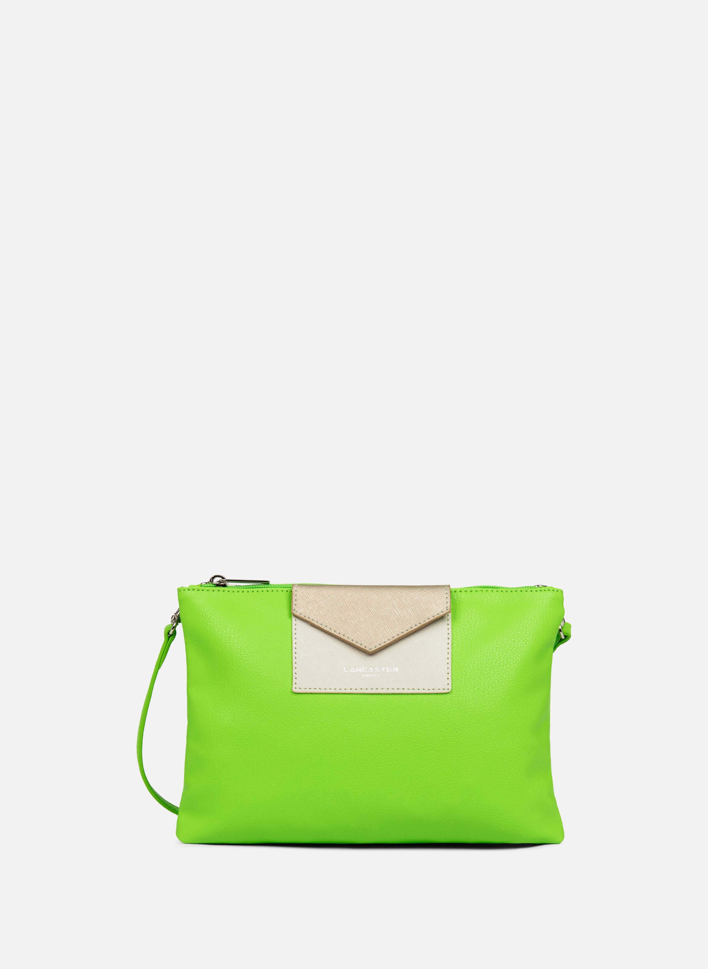 Double pochette - maya kba  Mousse - ivoire - champagne