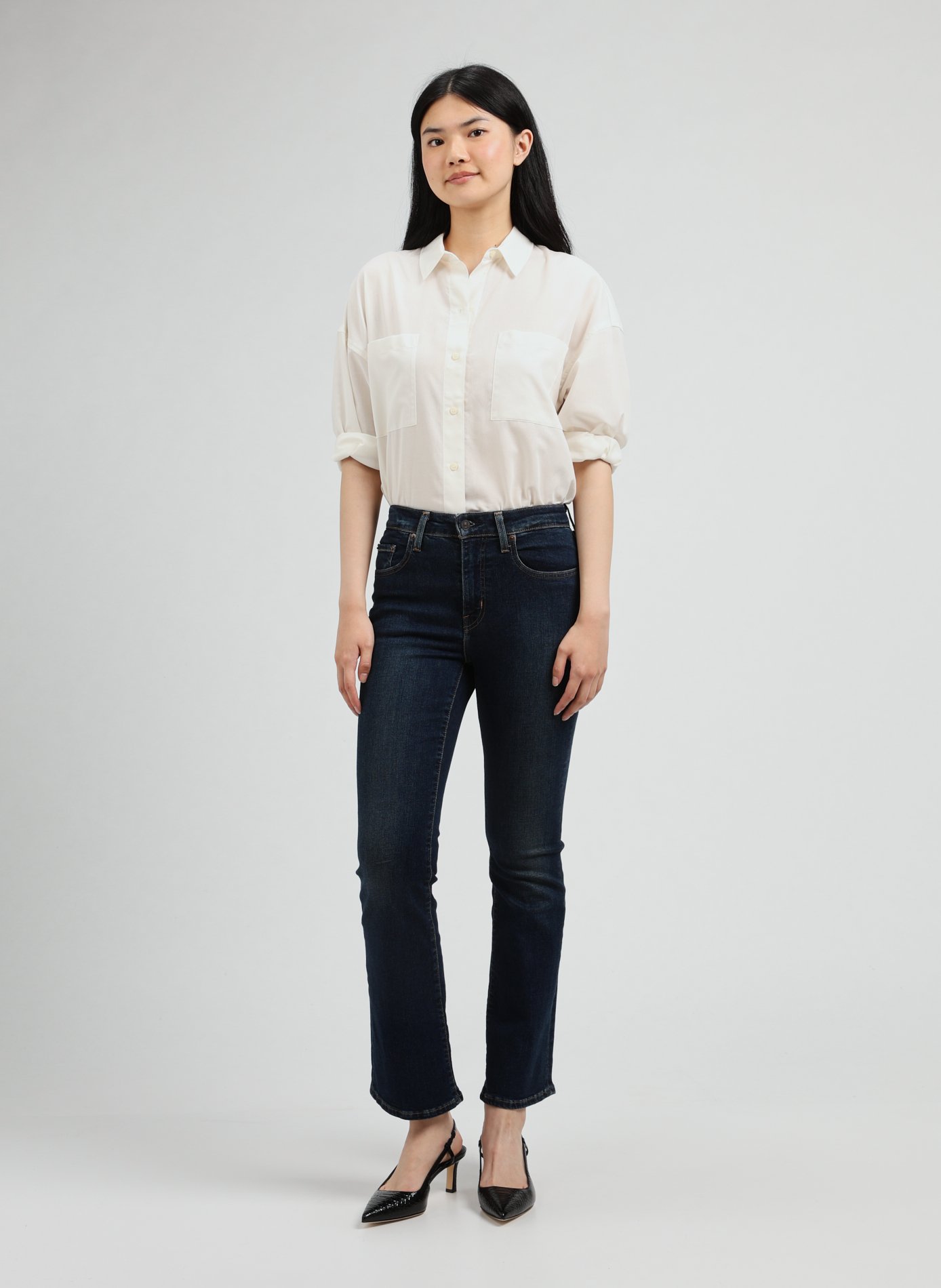 Jean 725 bootcut LEVI'S Bleu