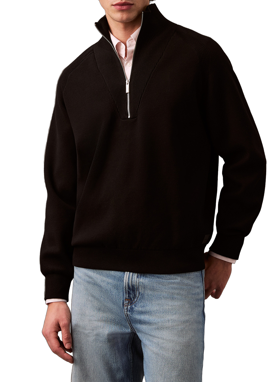 CALVIN KLEIN Pull col roulé  Noir