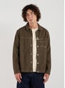 Oversized denim cotton shirt | Brown by REPLAY REPLAY Oversized denim cotton shirt | Brown