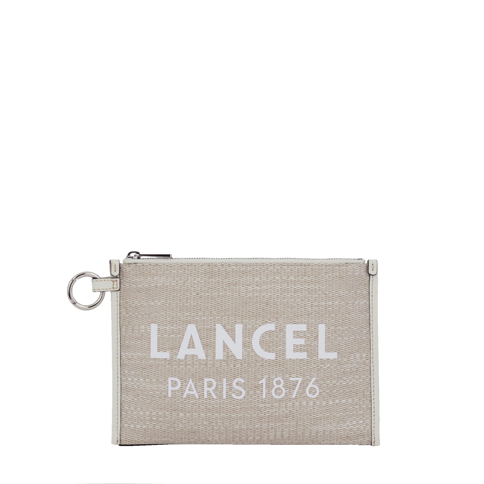Pochette zippée - summer tote LANCEL Blanc