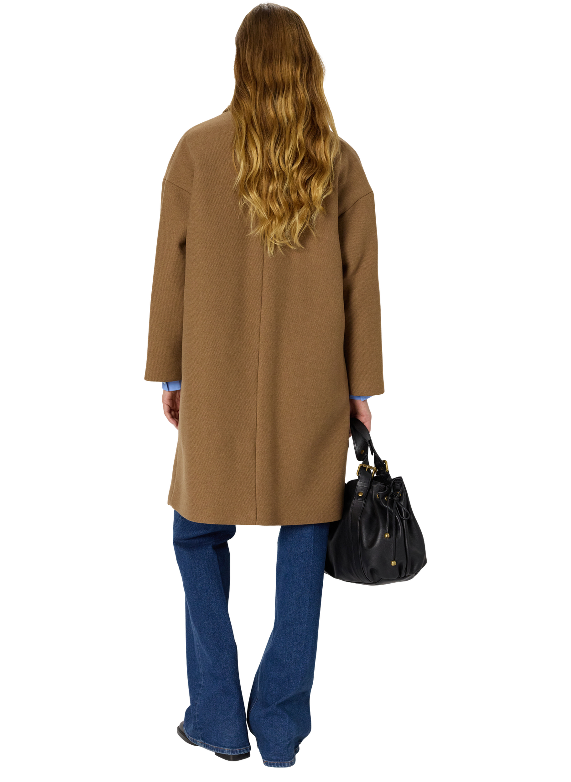 Manteau ample esprit pardessus - mahault GERARD DAREL Beige