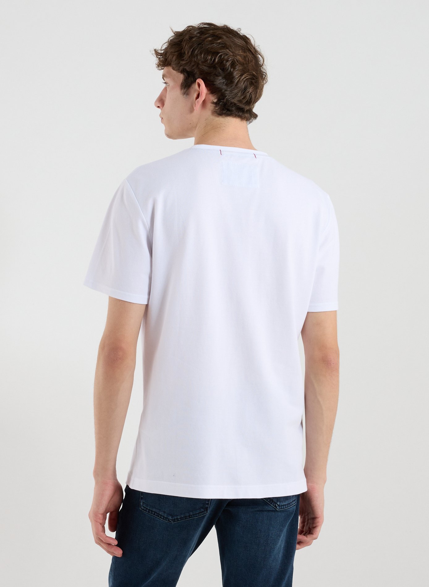 T-shirt en coton mélangé LA MARTINA Blanc