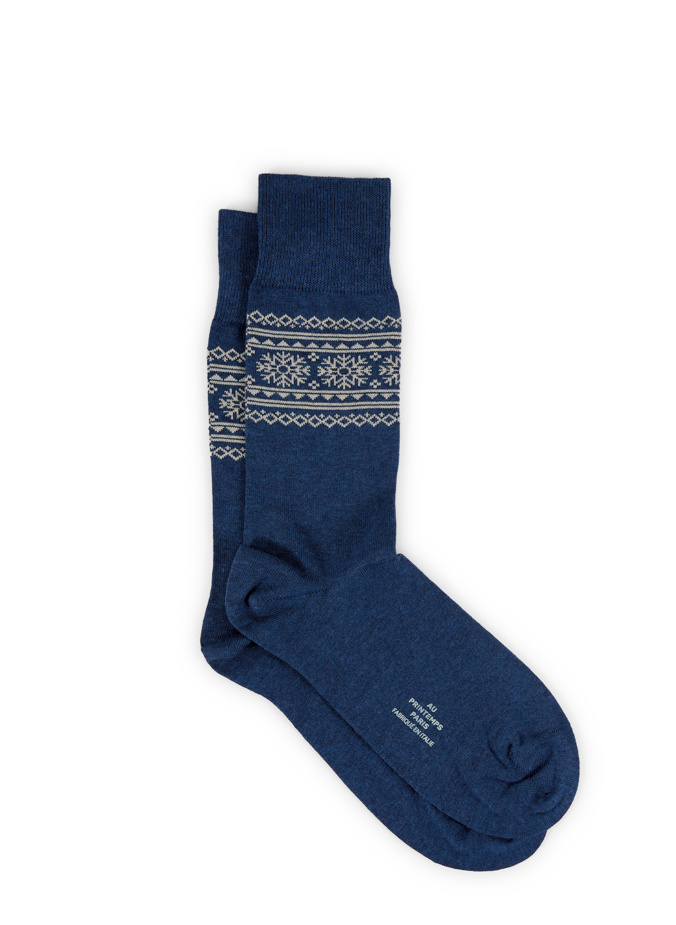 AU PRINTEMPS PARIS Chaussettes en coton  Multicolore