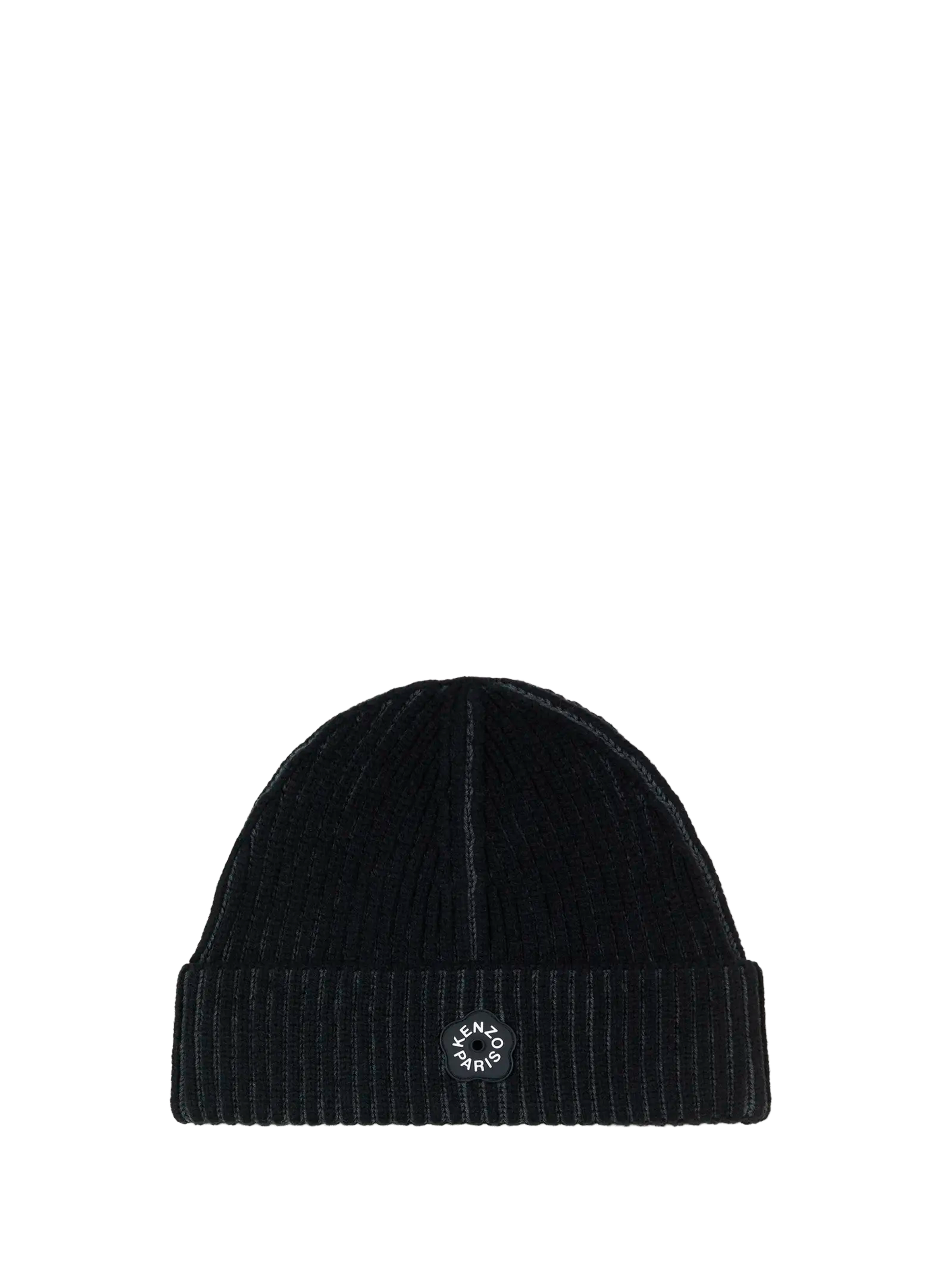 KENZO Wool and cotton beanie Black