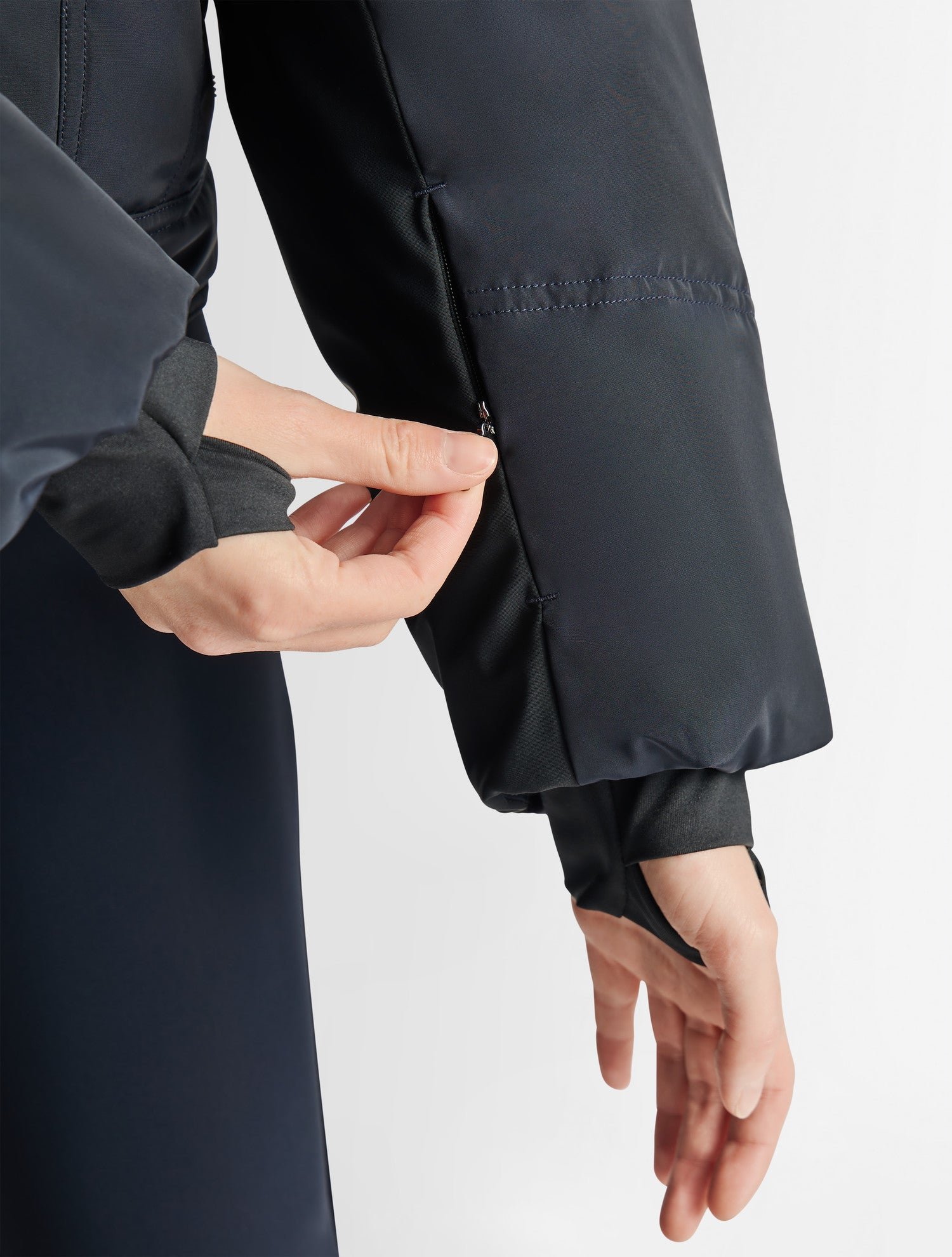 Blouson de ski lakki col panneau côtés FUSALP Bleu