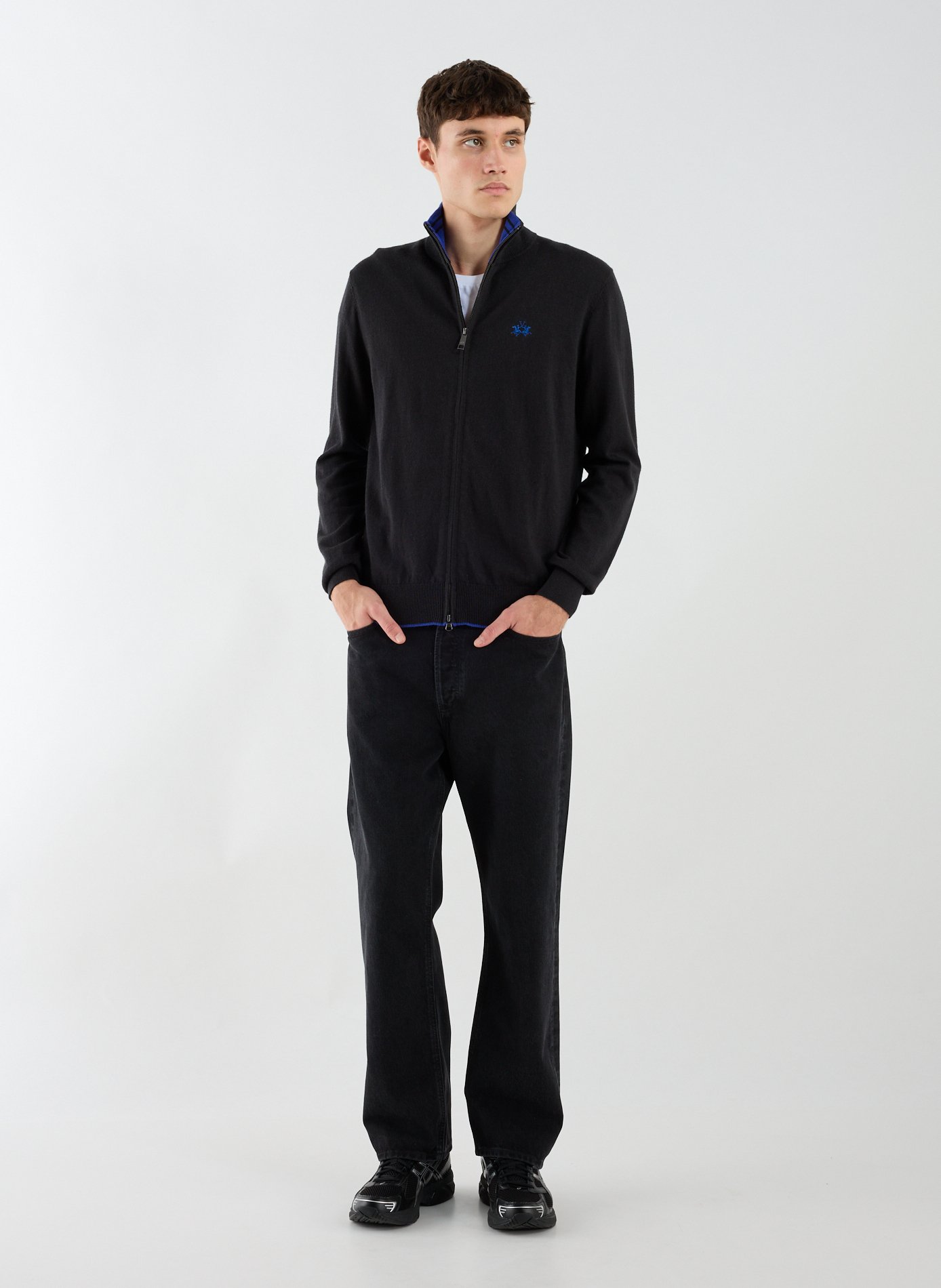 LA MARTINA Cotton blend jacket Black