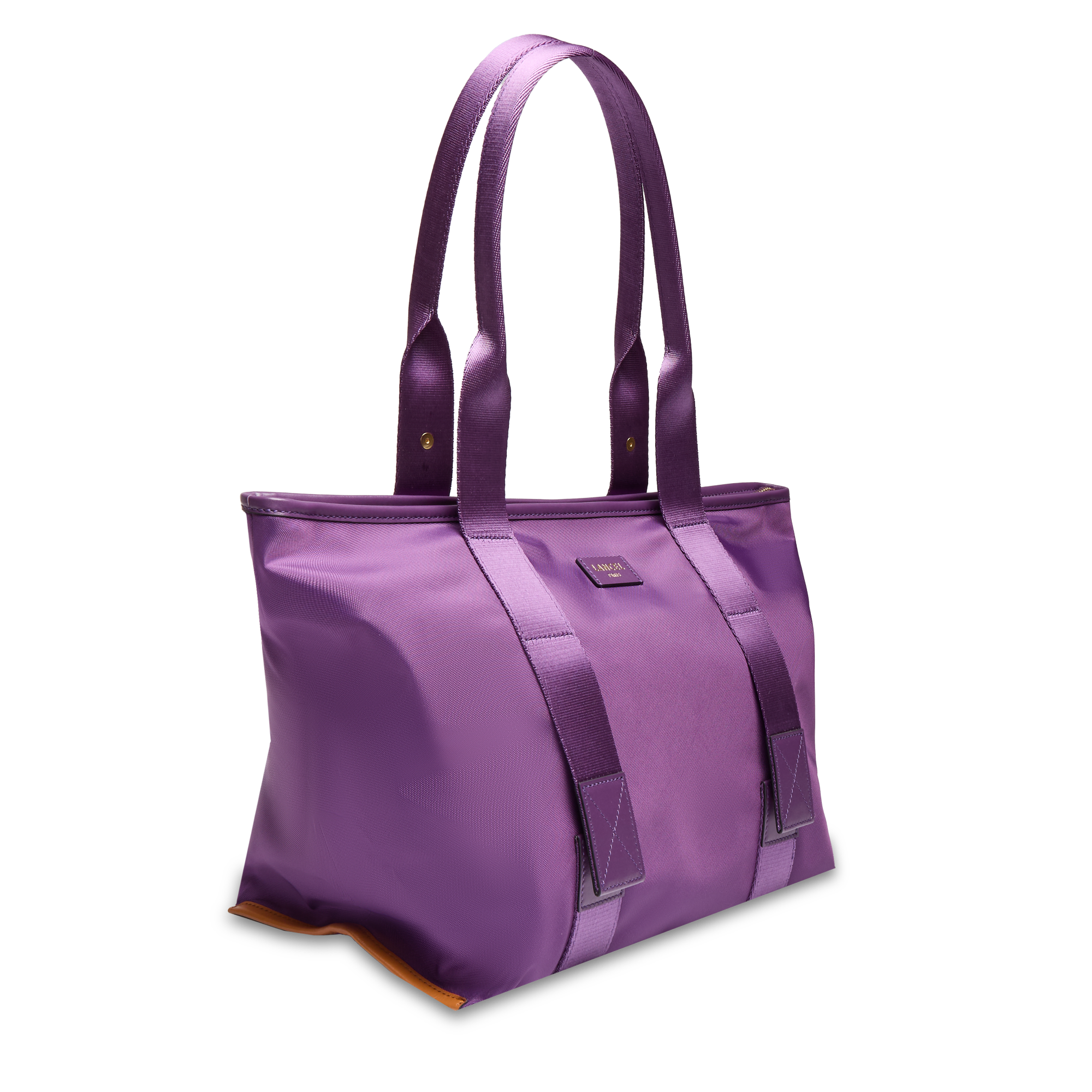 Tote zipped bag mistral rollable large by lancel in nylon LANCEL Purple