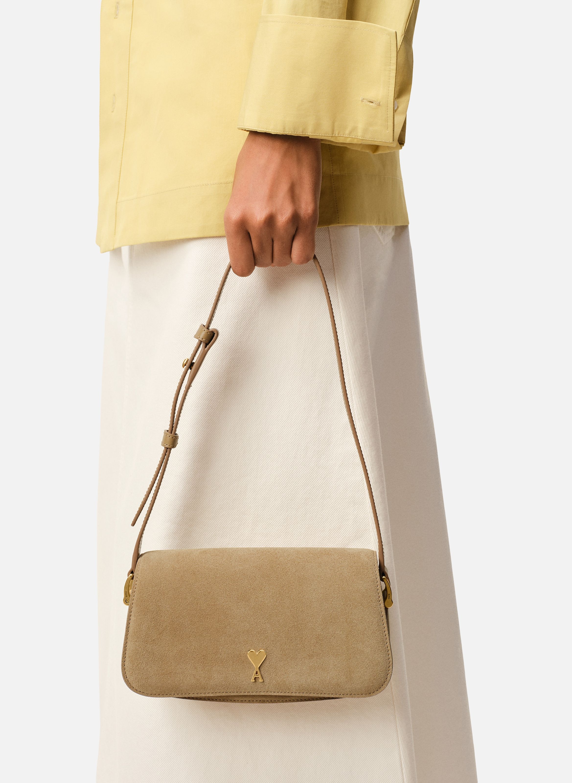 Sac porté epaule paris paris unisexe AMI PARIS Jaune