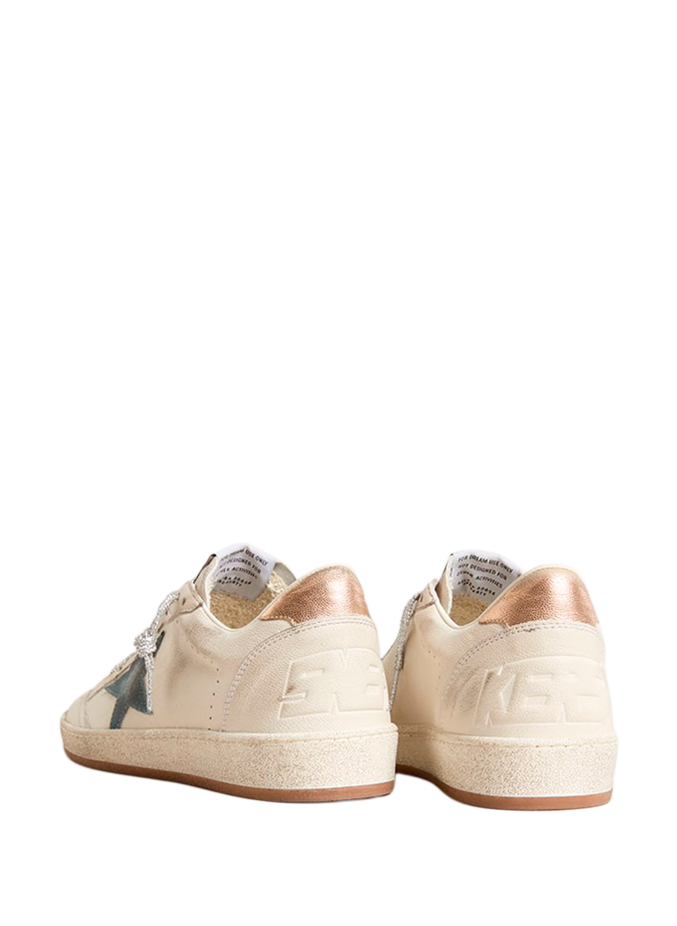 Baskets Ball Star en cuir GOLDEN GOOSE Blanc