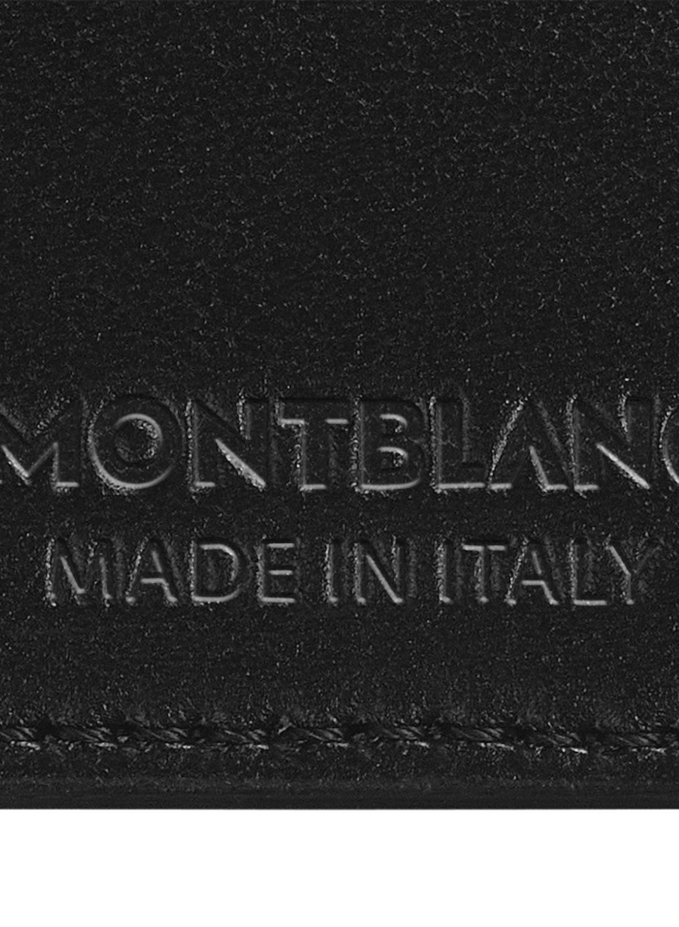  Leather card holder MONTBLANC Black