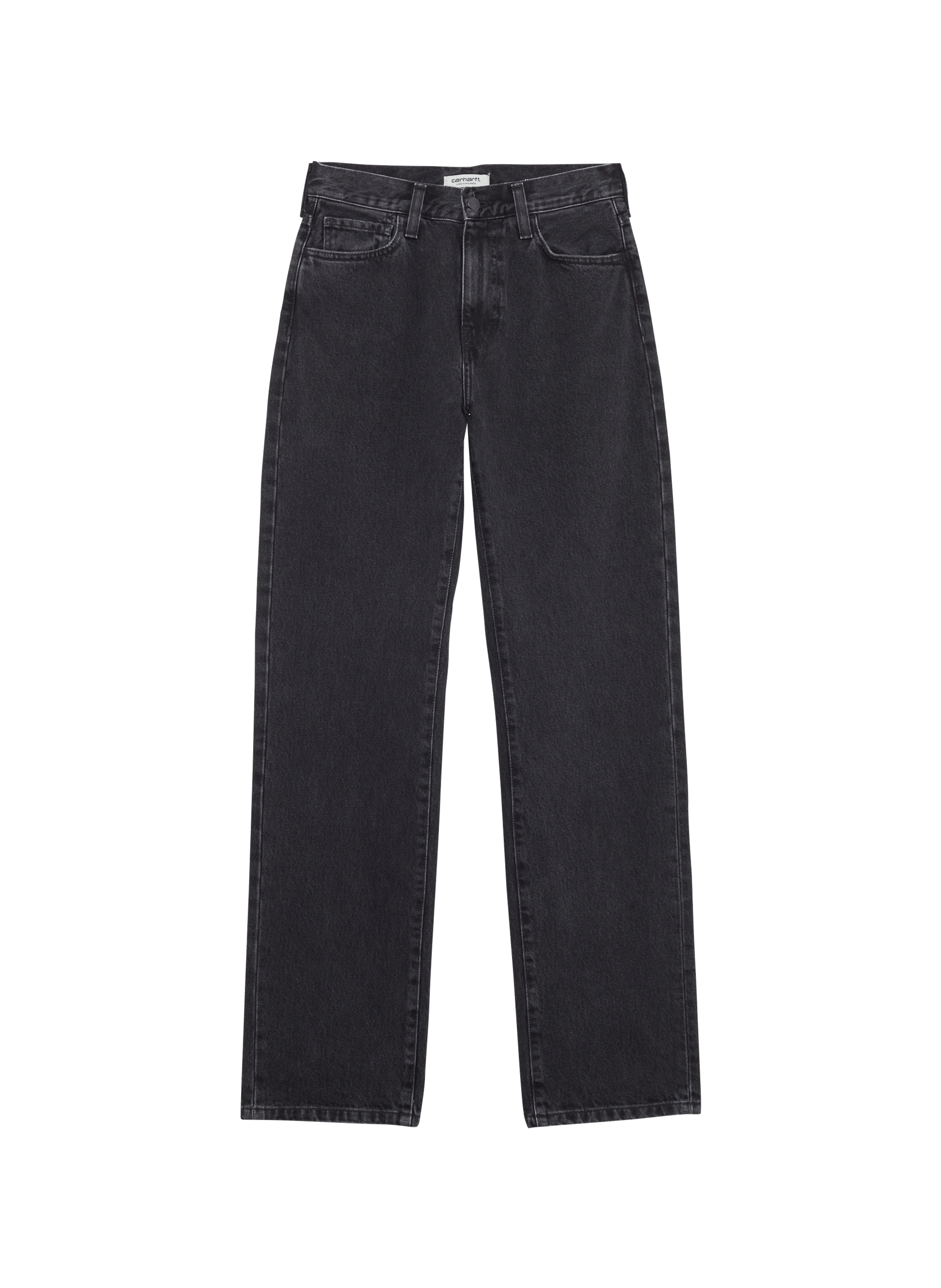 Jean droit en coton CARHARTT WIP Noir