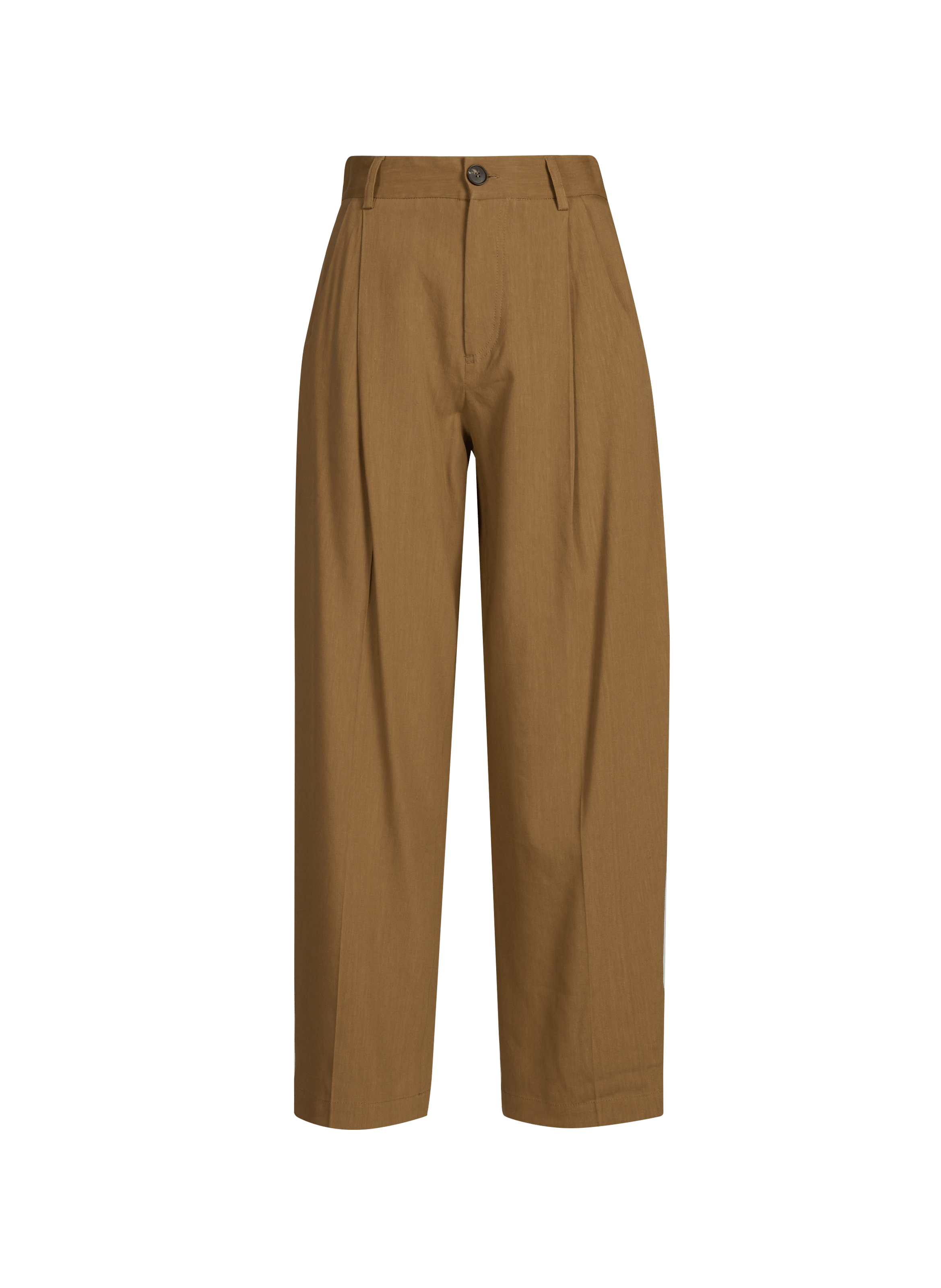 Trousers Ruben in linen TELA Brown