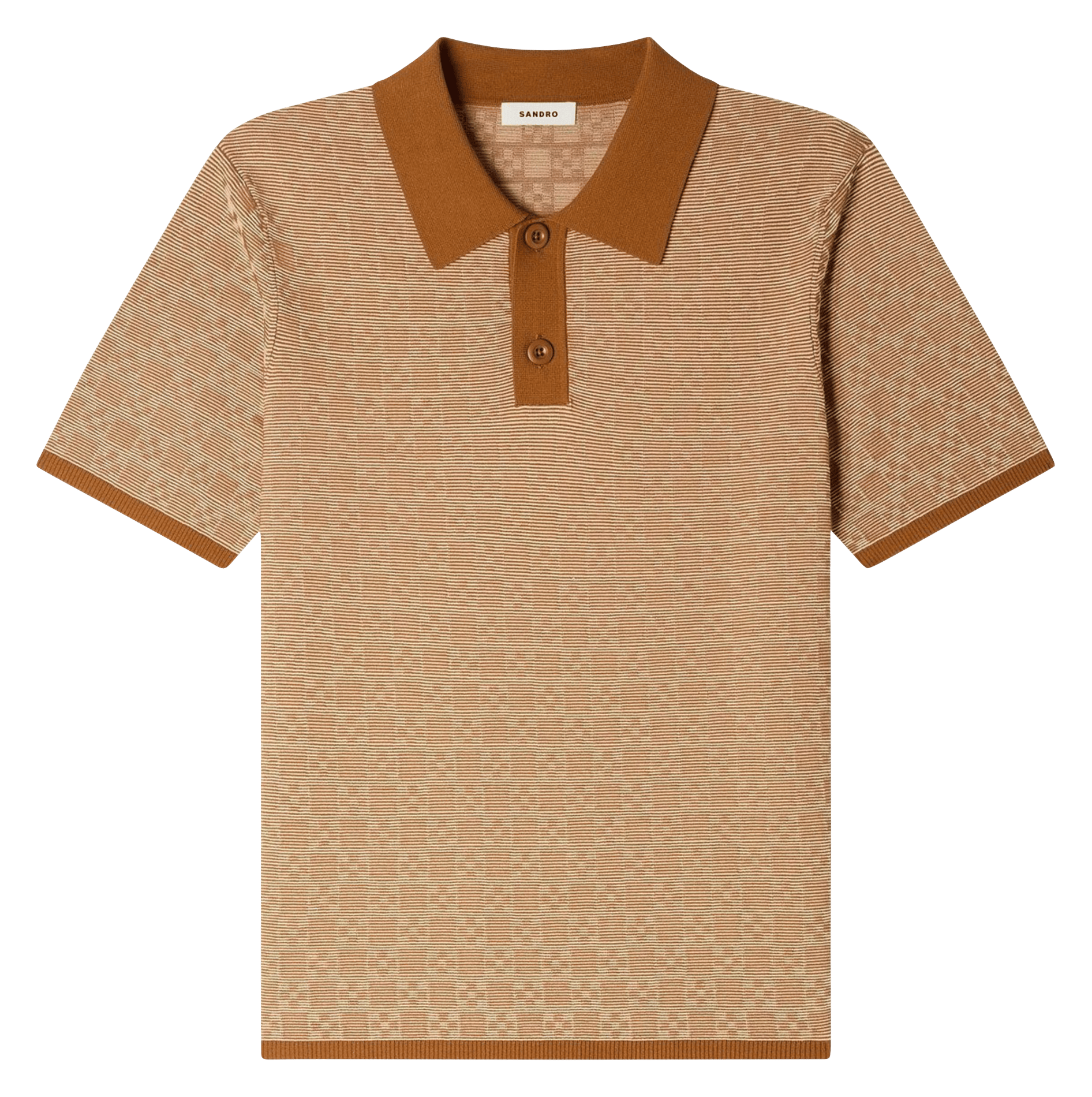 Polo regular-fit SANDRO Marron