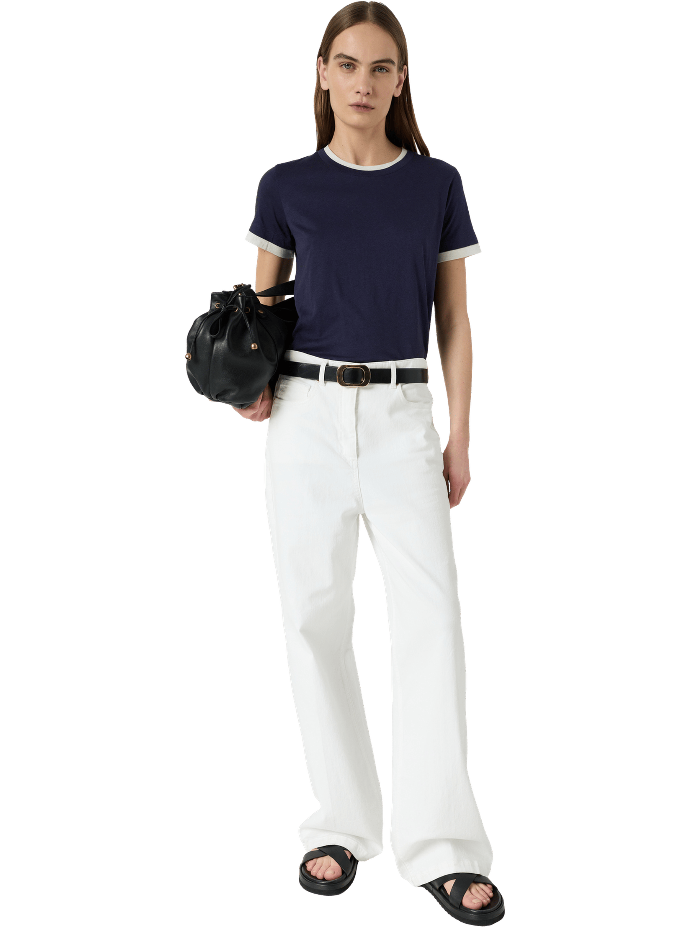 T-shirt en coton et modal - mirabel GERARD DAREL Bleu