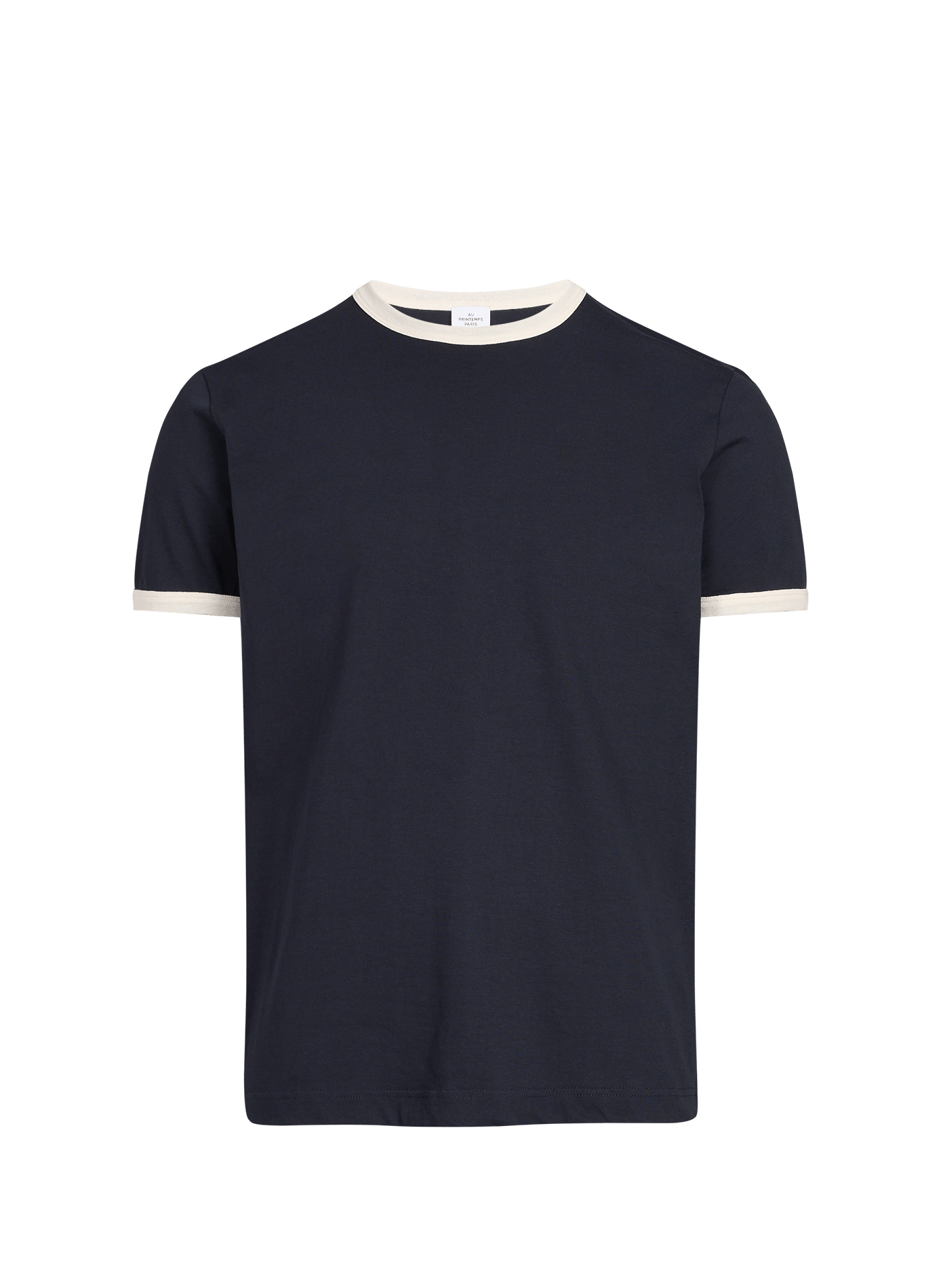 Classic Cotton T-Shirt AU PRINTEMPS PARIS Blue